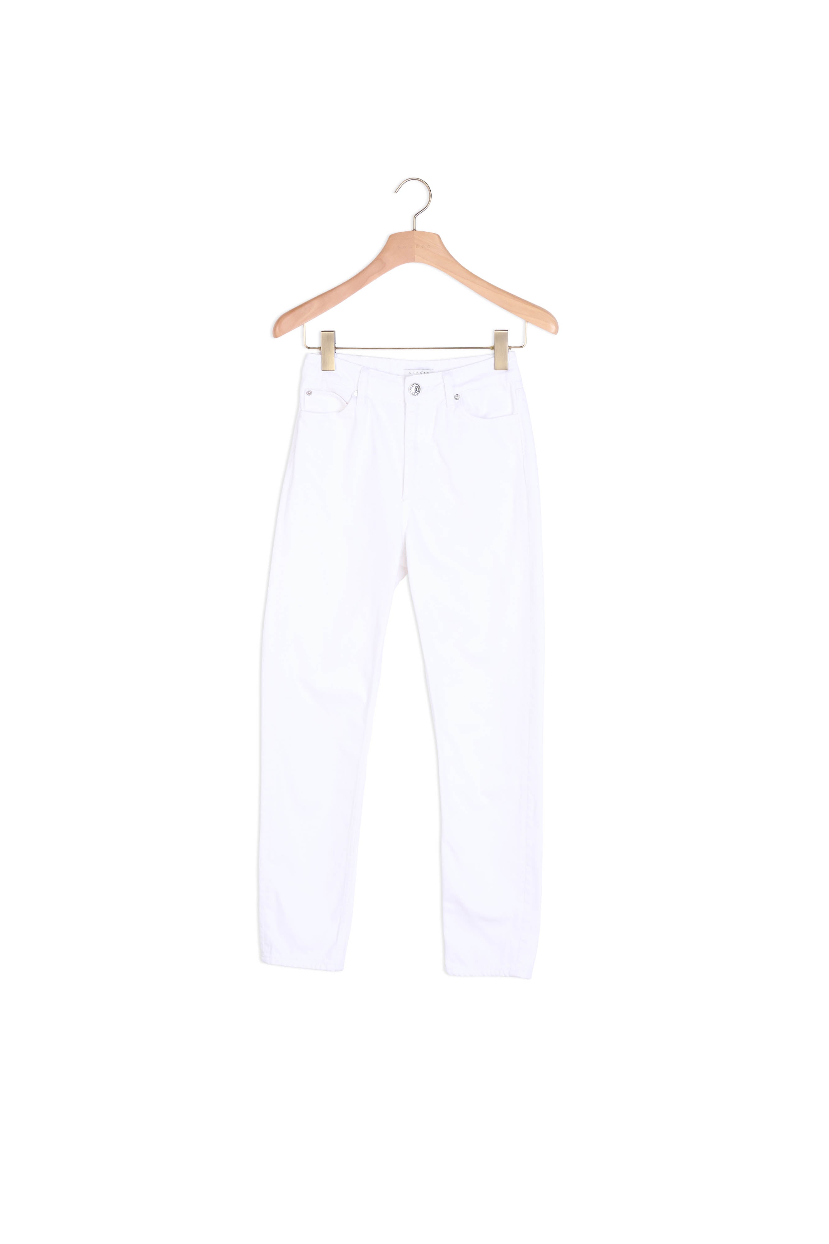 Jean taille haute à la coupe droite Sandro seconde main