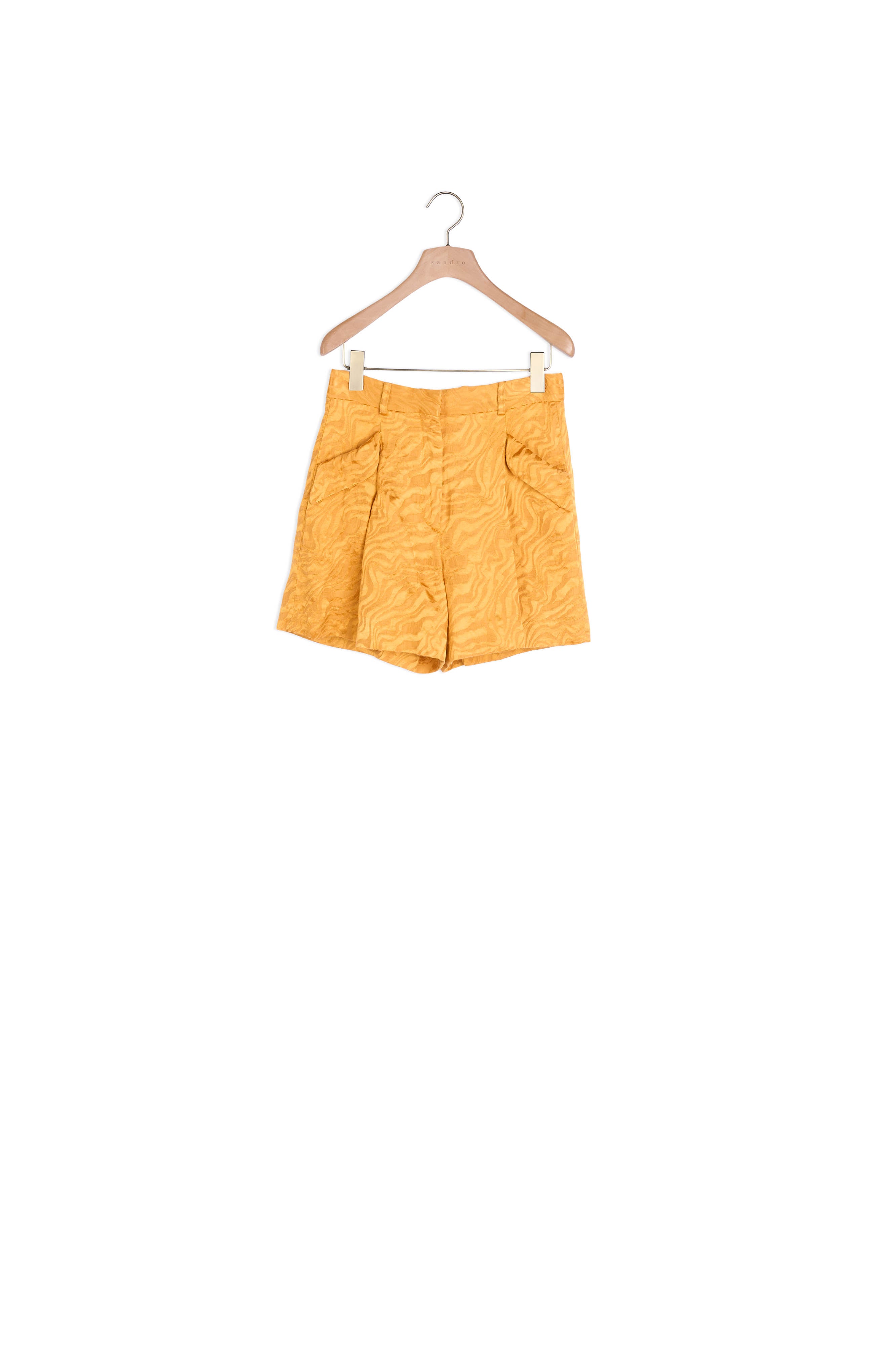 Short large au jacquard ton sur ton Sandro seconde main