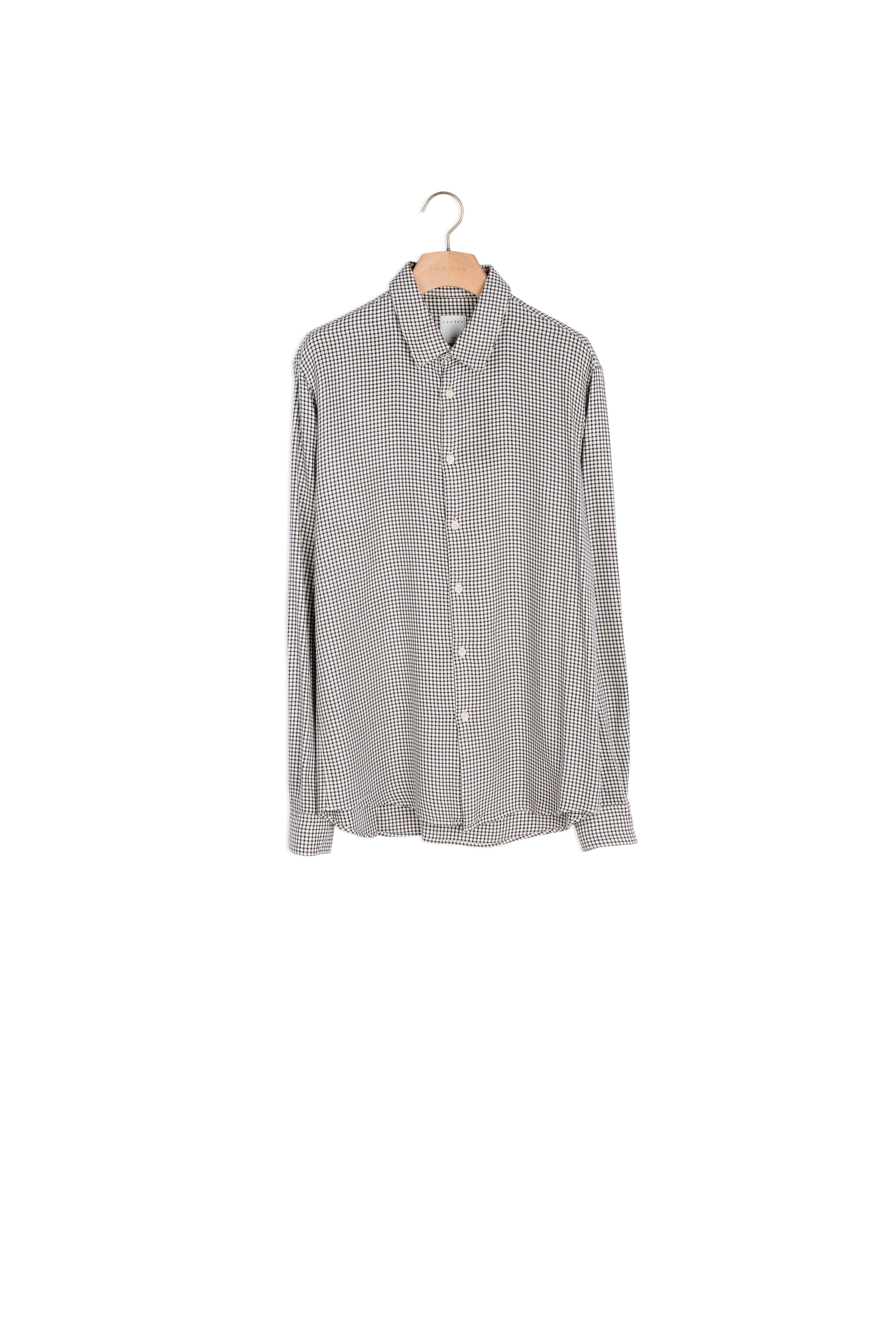 Chemise à petits carreaux Sandro seconde main