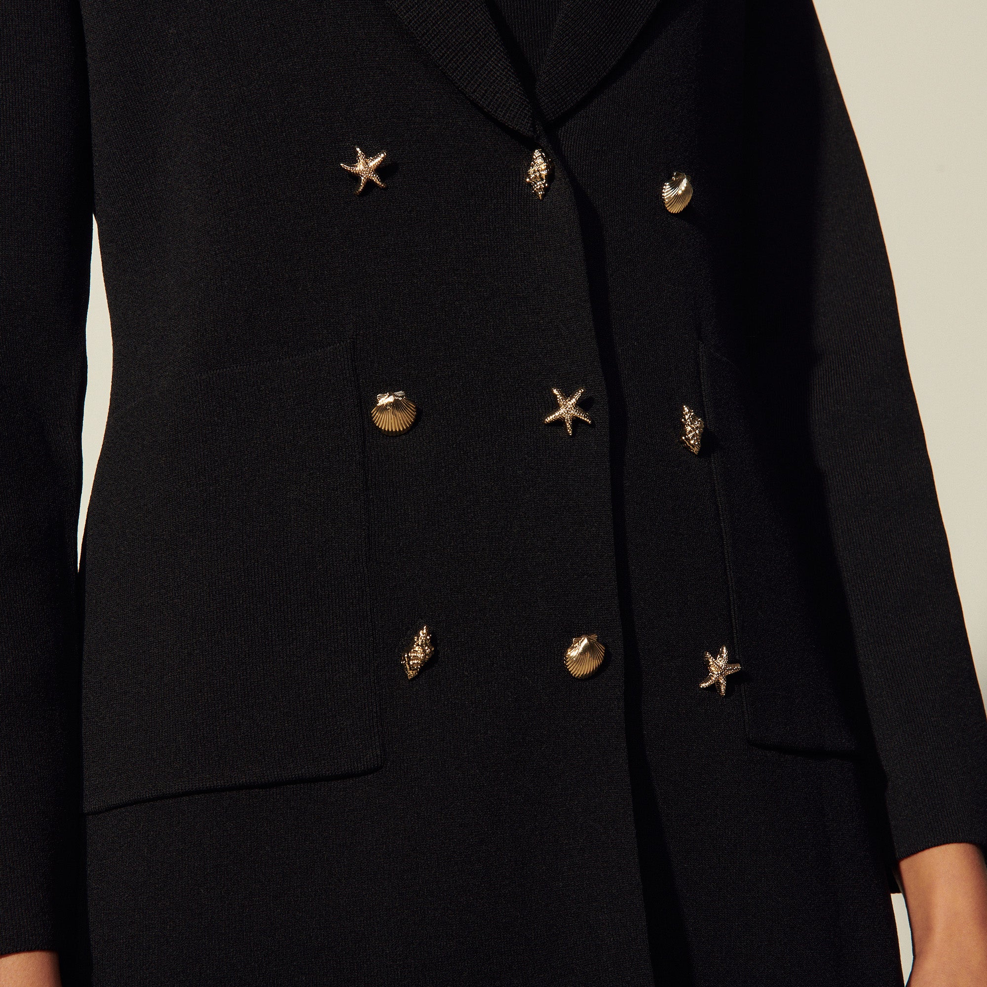 Cardicoat à triple boutons bijoux Sandro seconde main