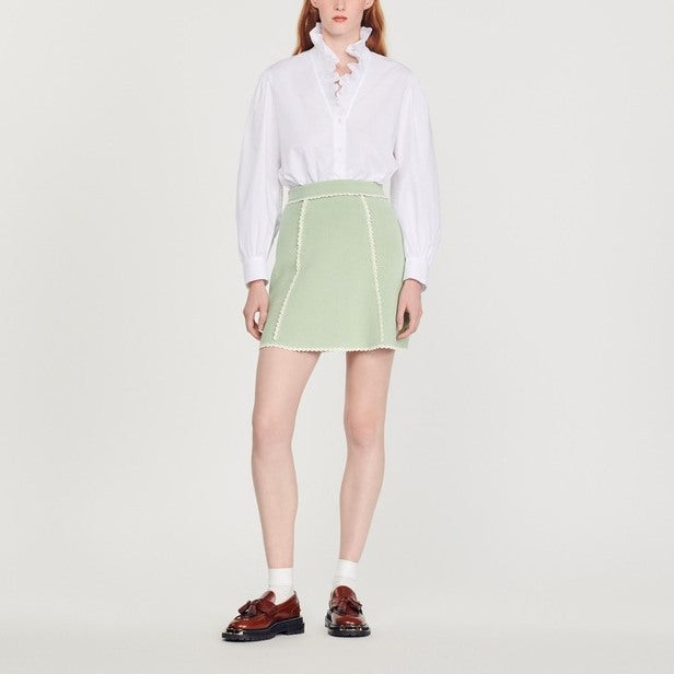 Jupe trapèze en Maille Sandro seconde main