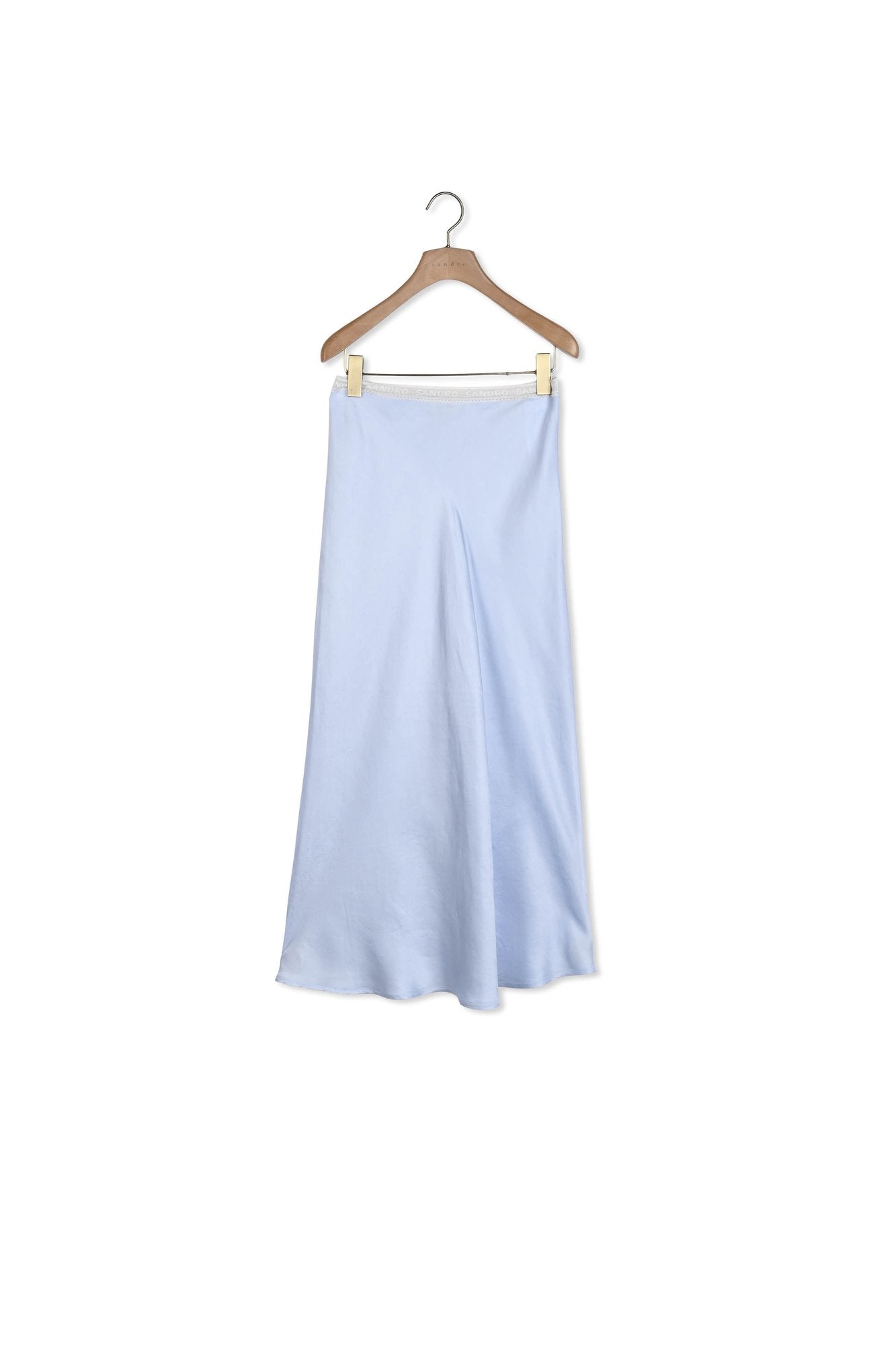 Jupe longue satinée Sandro seconde main