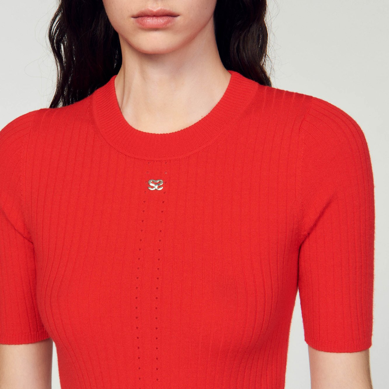 Pull Rouge Sandro seconde main