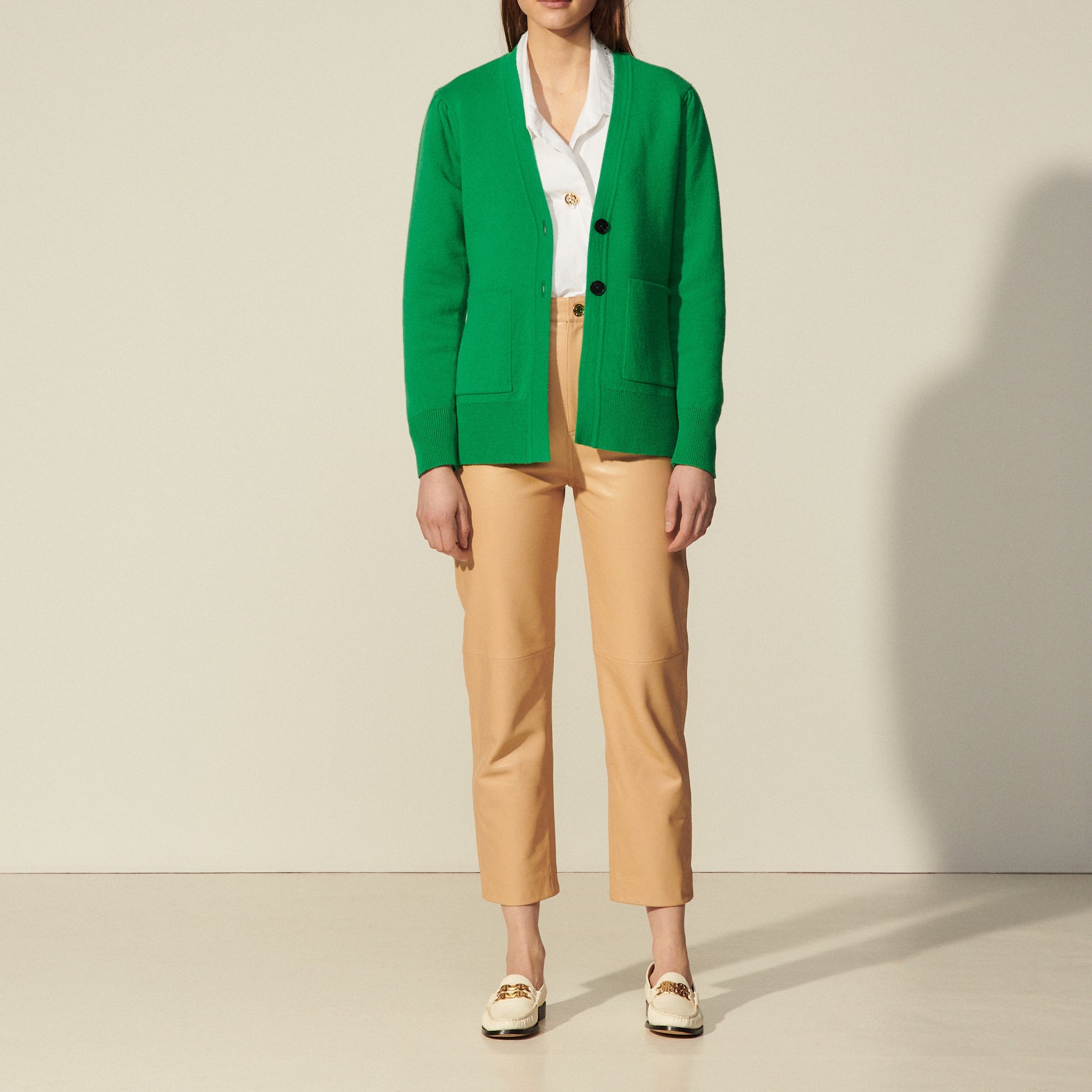 Cardigan long boutonné Sandro seconde main