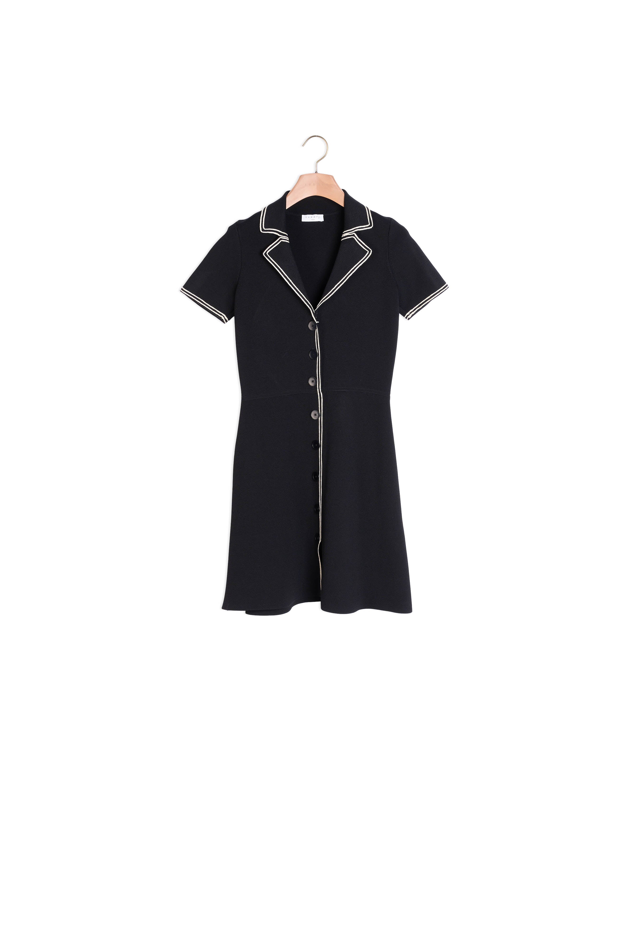 Robe chemisier en Maille Sandro seconde main