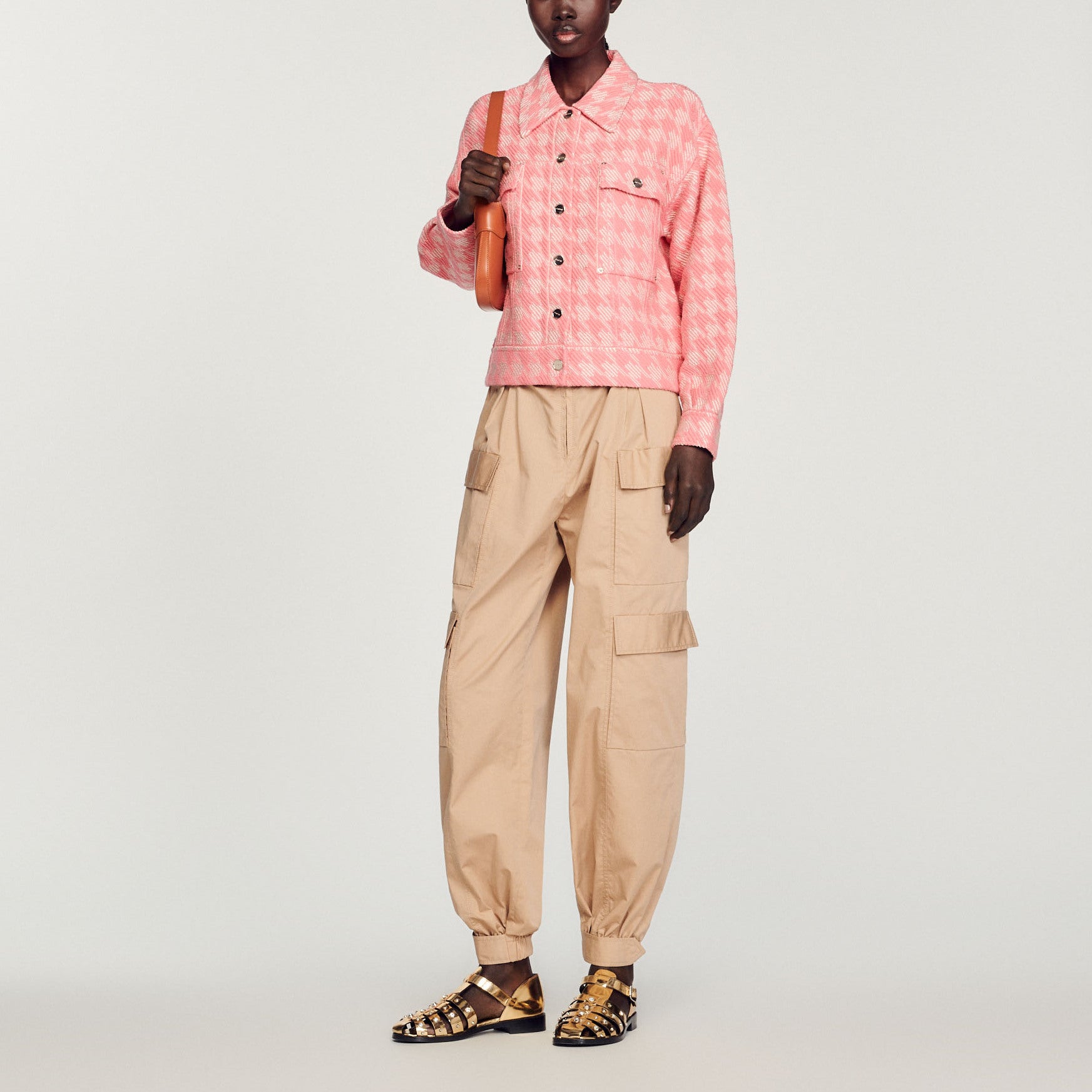 Veste pied de poule Sandro seconde main