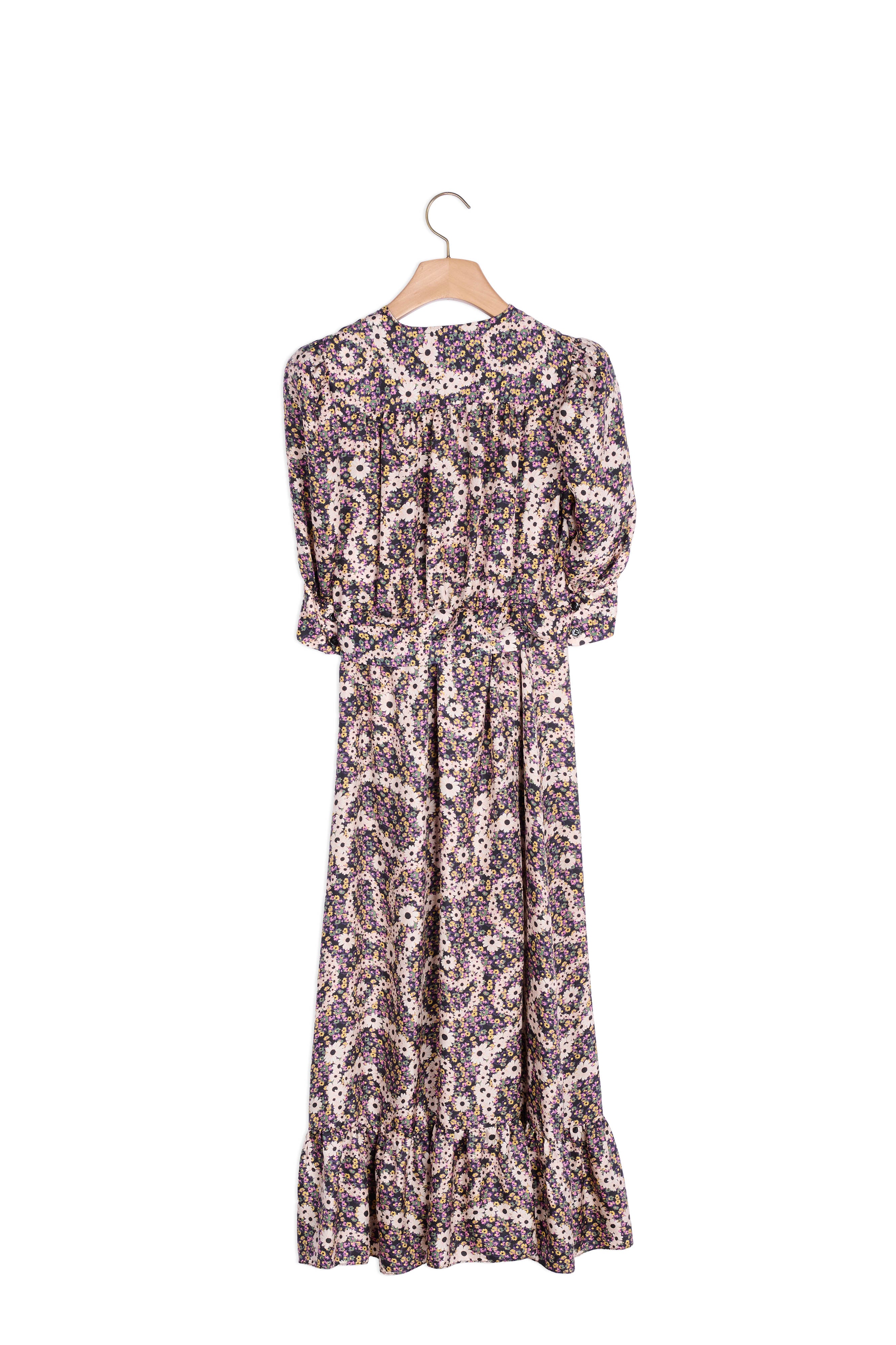 Robe longue à imprimé cachemire Sandro seconde main