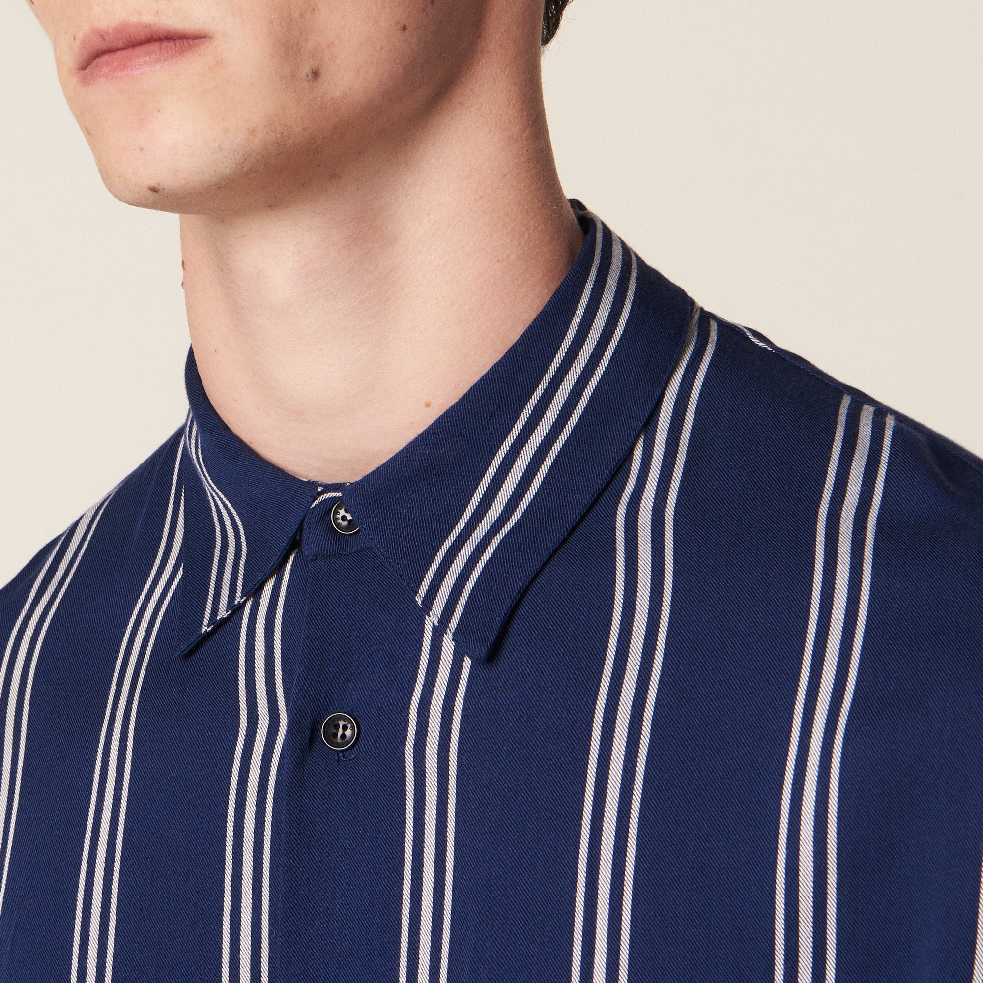 Chemise rayée manches longues Sandro seconde main