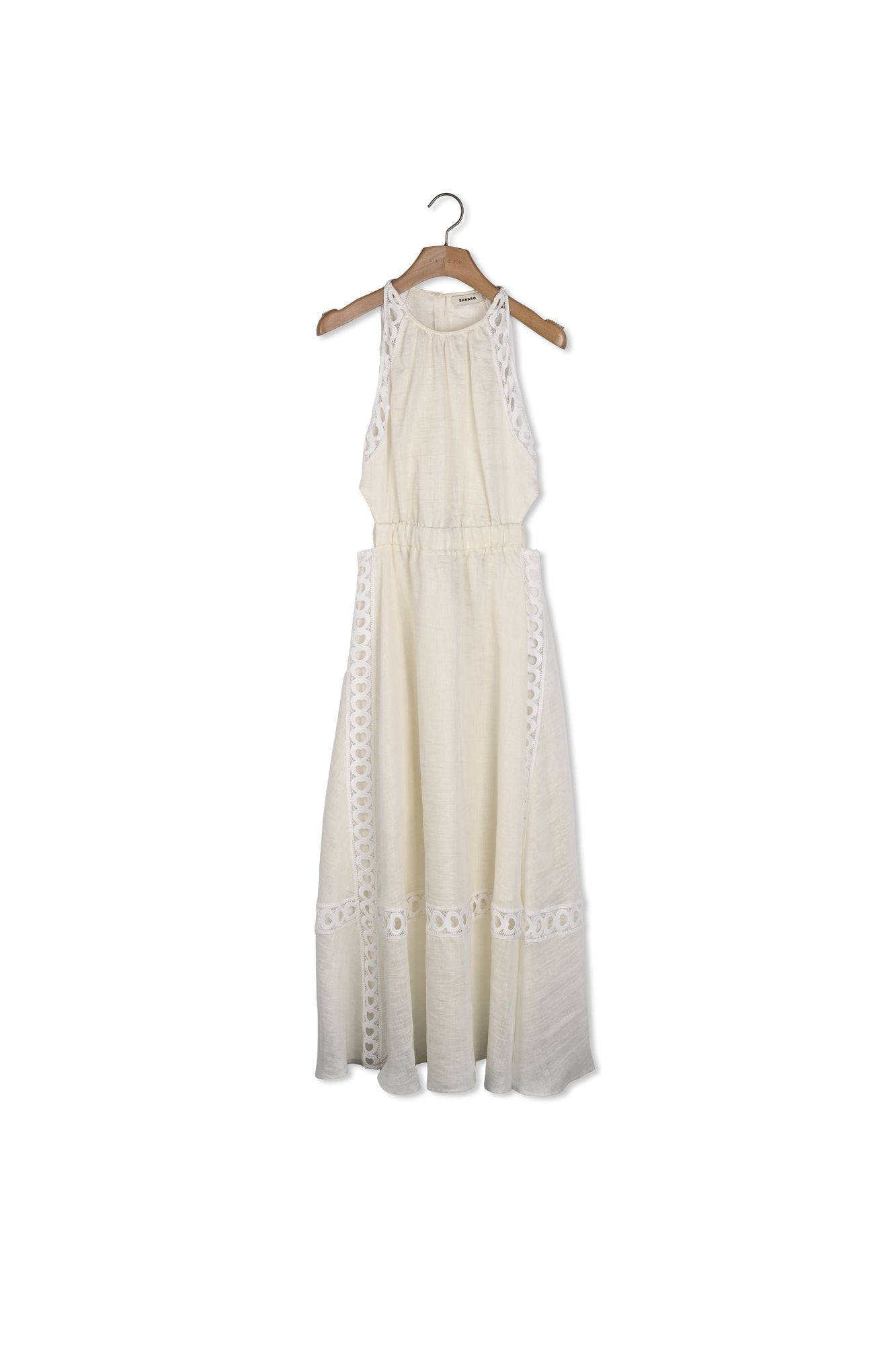 Robe longue en lin Sandro seconde main