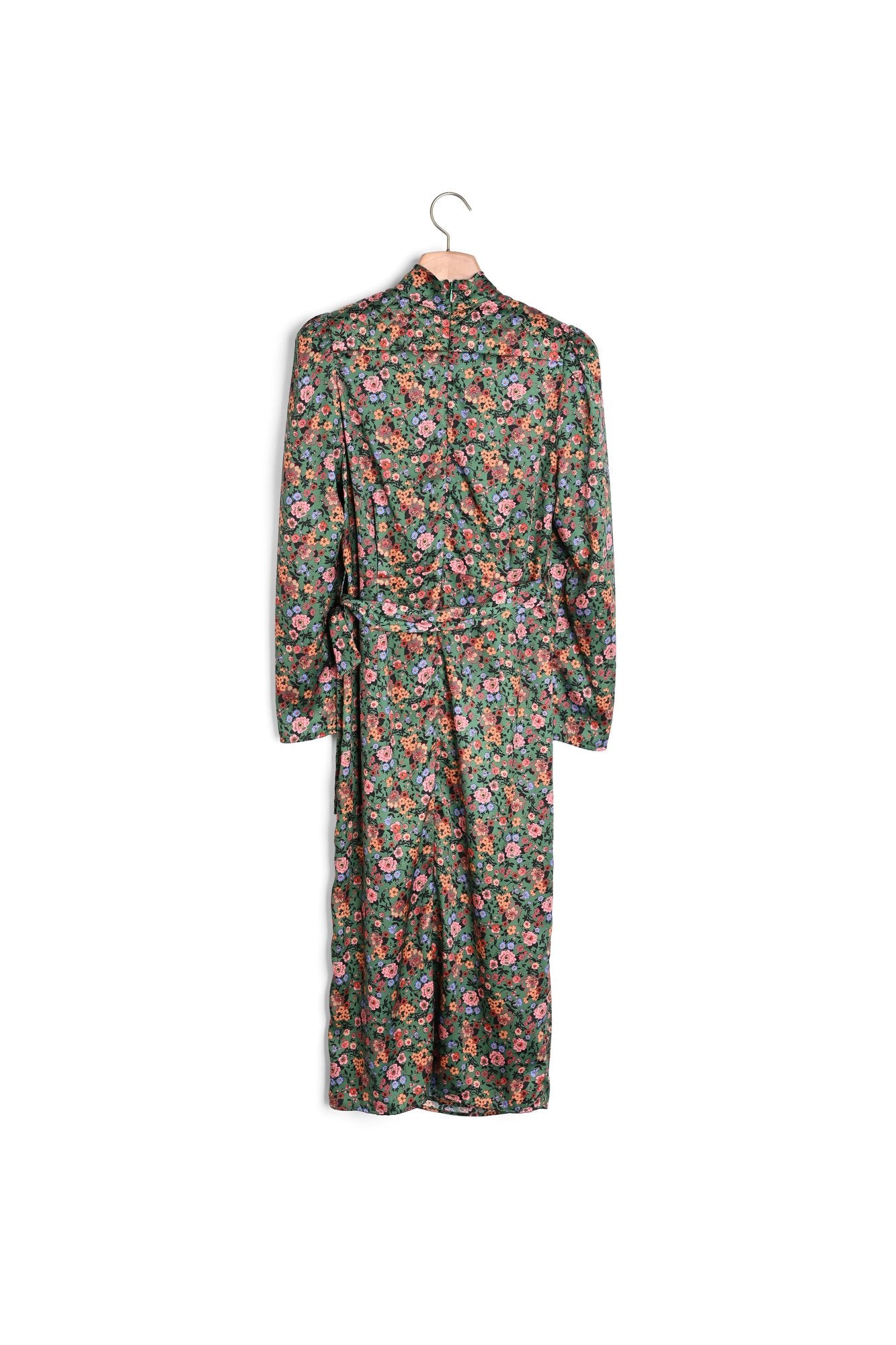 Robe mi-longue à imprimé Fleurs Sandro seconde main