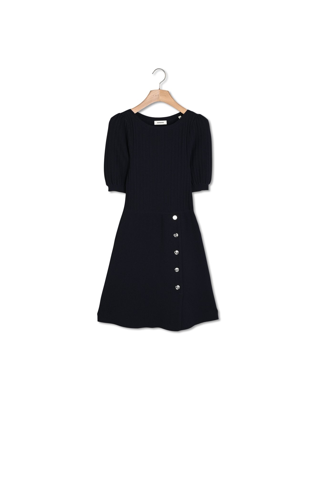 Robe courte à manches ballons Sandro seconde main