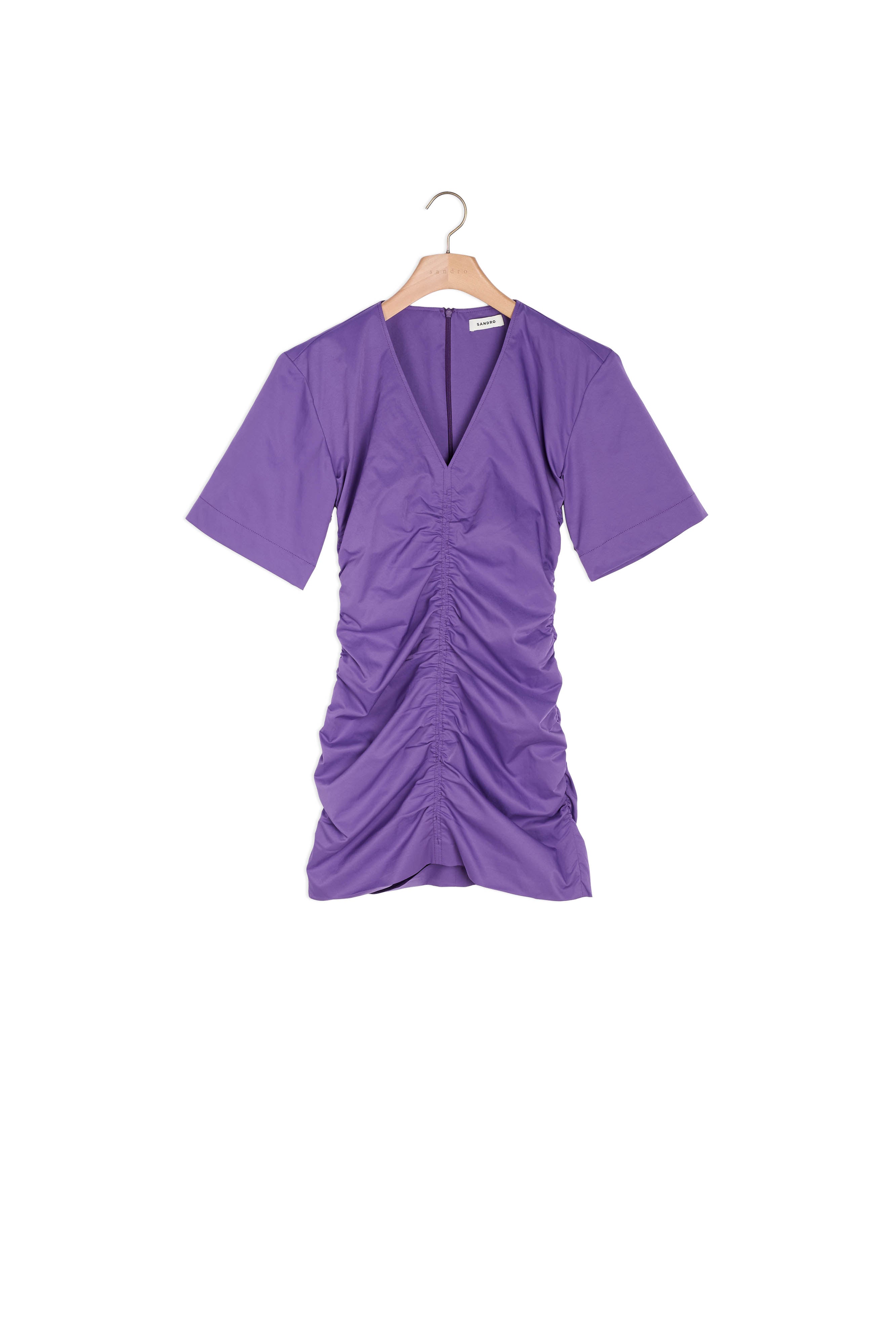 Robe courte froncée Sandro seconde main