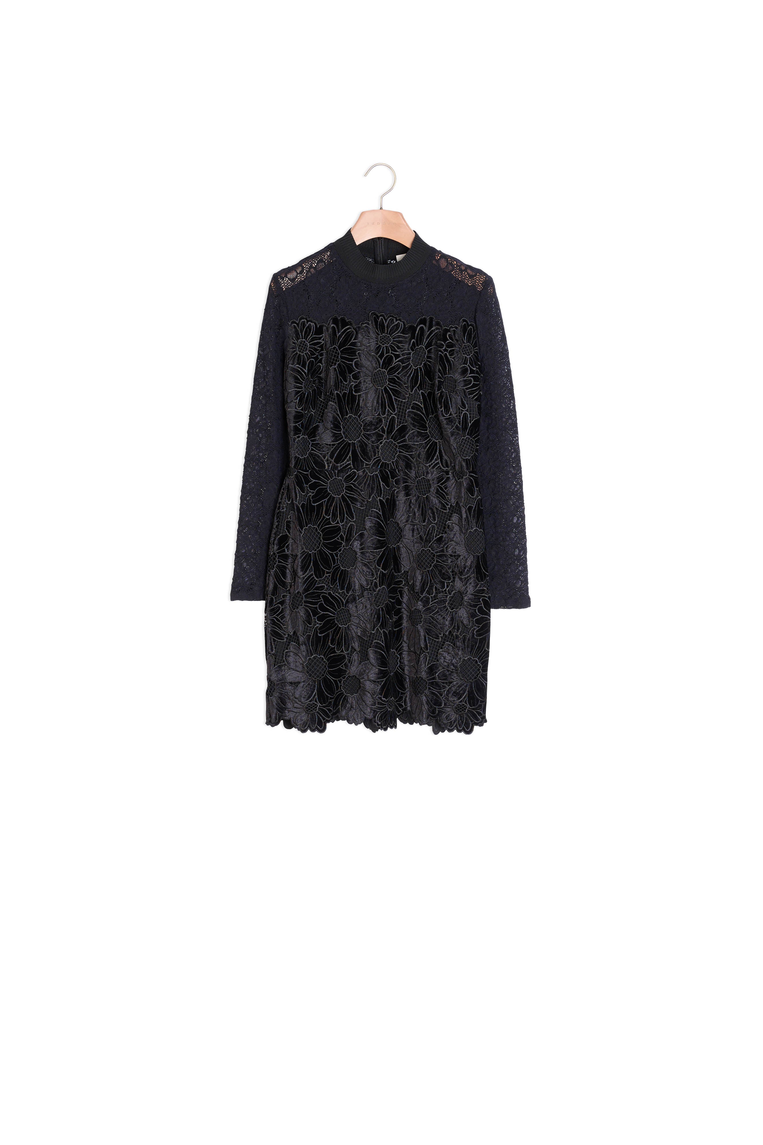 Robe en guipure marguerite Sandro seconde main