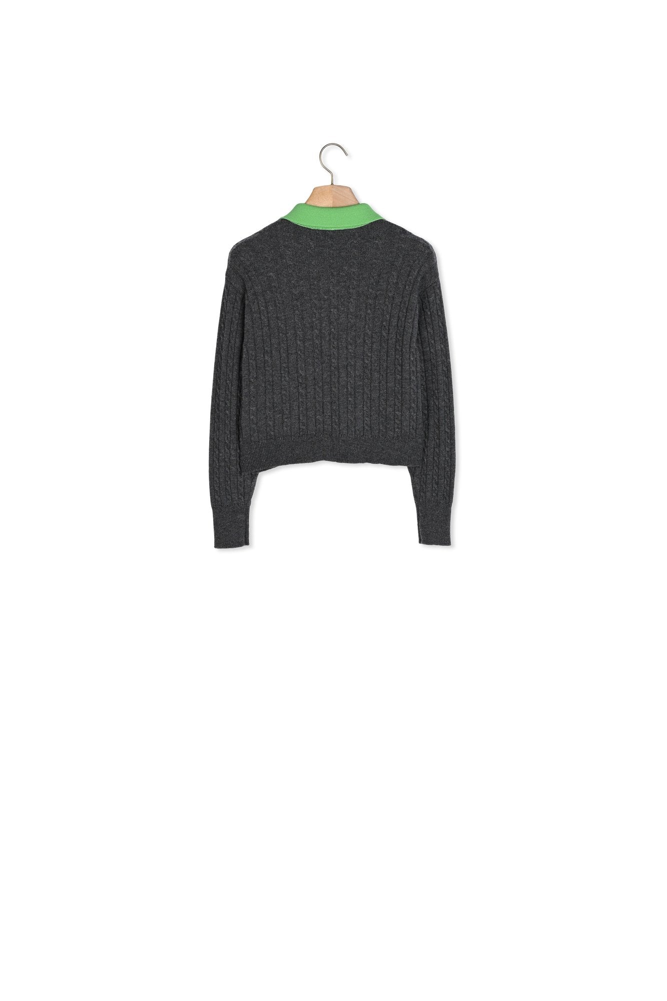 Pull court en Maille torsadée Sandro seconde main