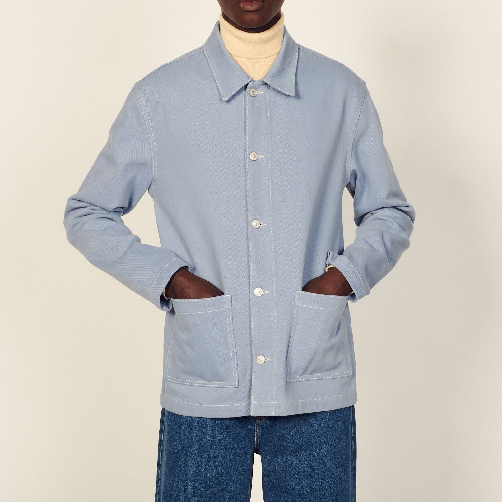 Blouson en toile de coton Sandro seconde main