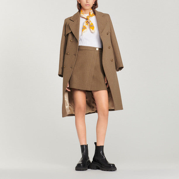 Jupe courte portefeuille Sandro seconde main