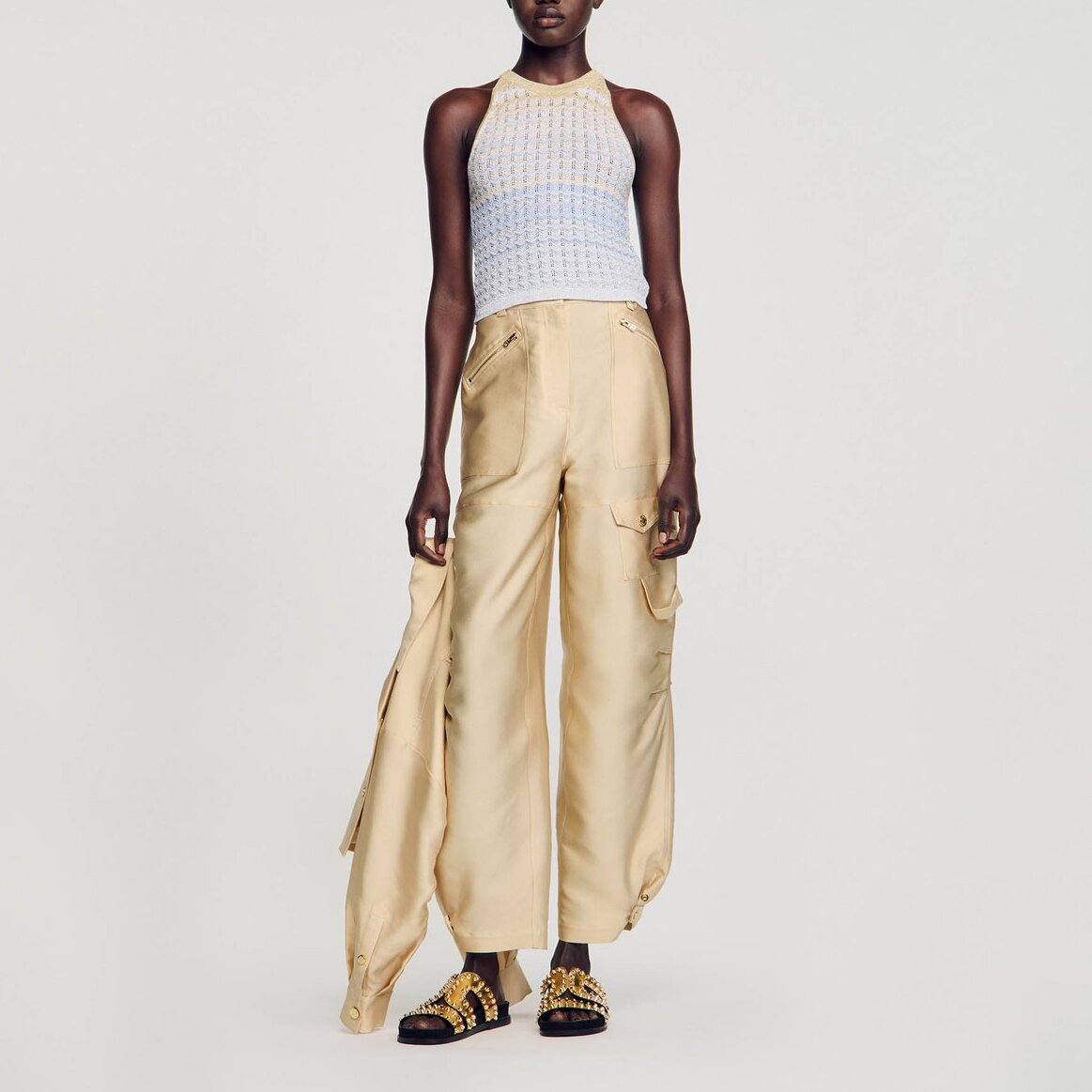 Débardeur court en Maille Sandro seconde main