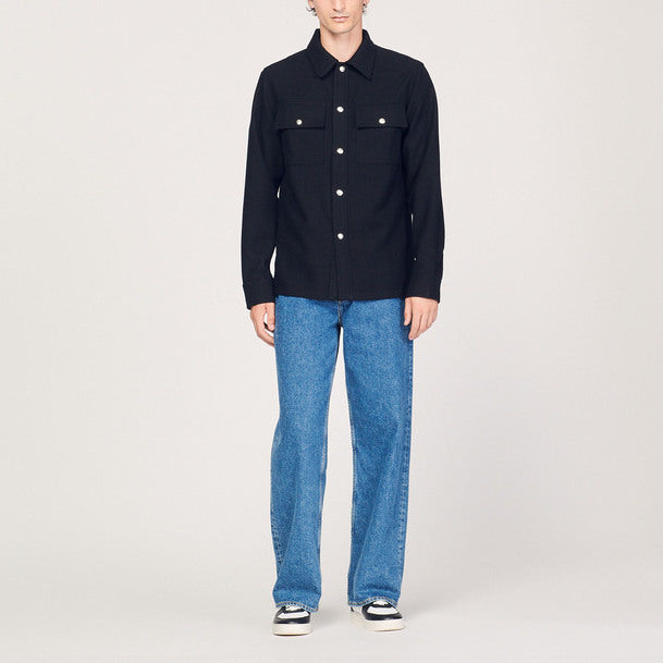 SurChemise en laine Sandro seconde main