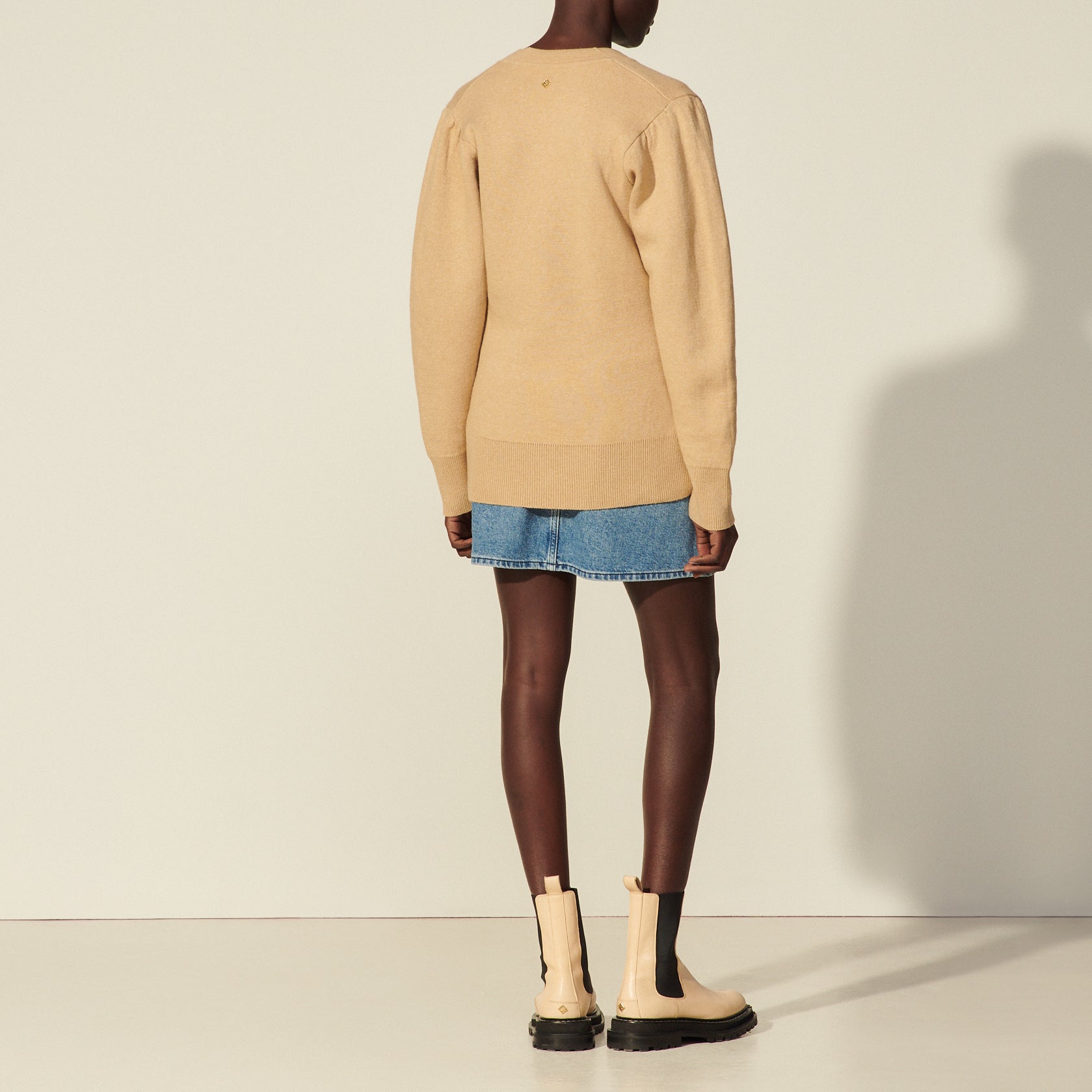 Cardigan long boutonné Sandro seconde main