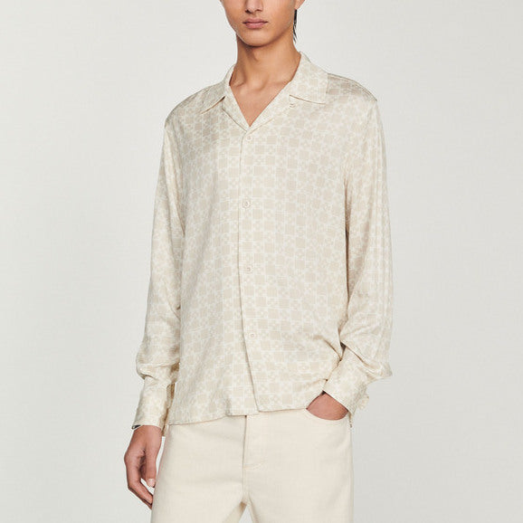 Chemise fluide à col requin Sandro seconde main