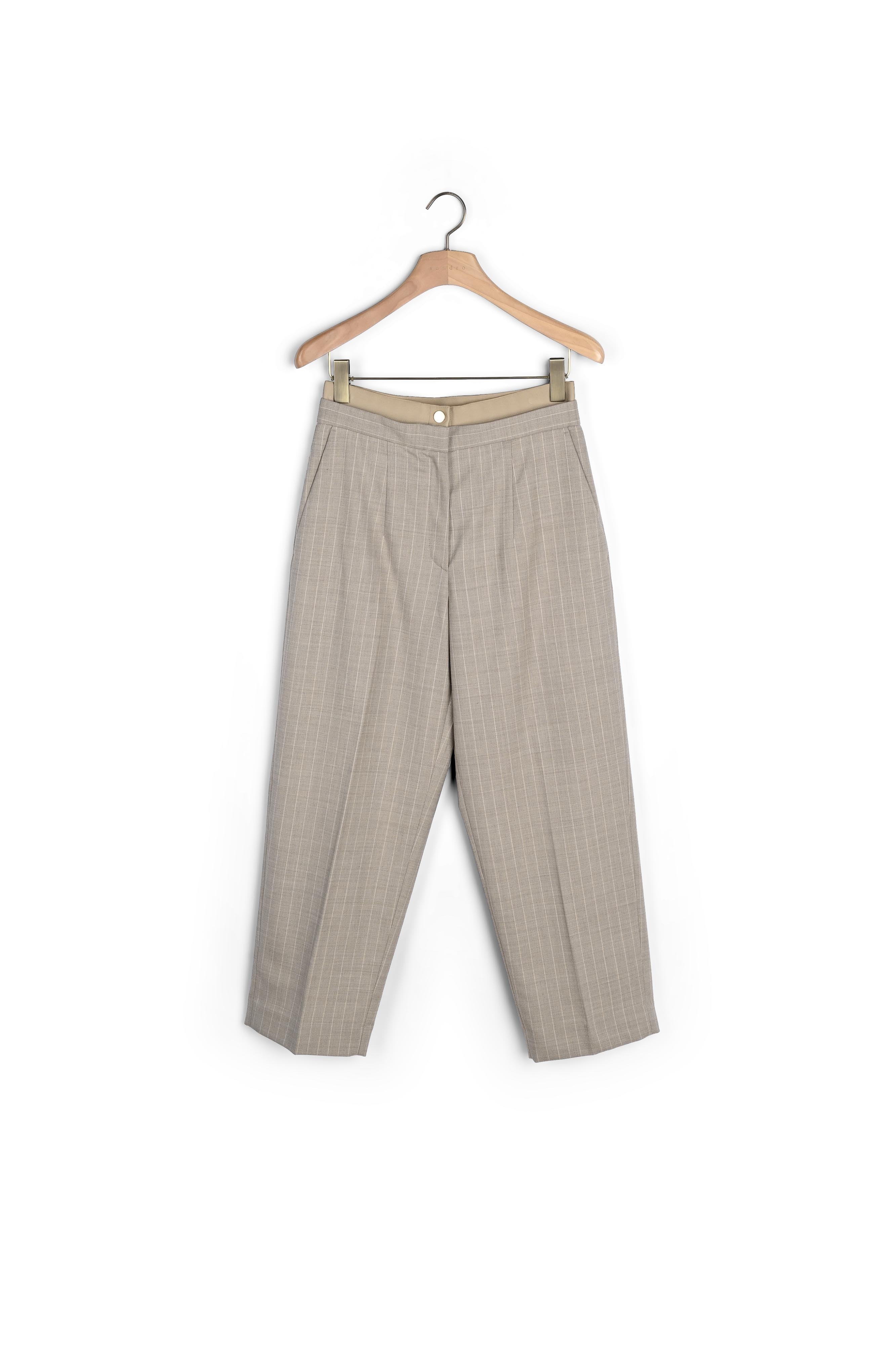 Pantalon à rayures Sandro seconde main