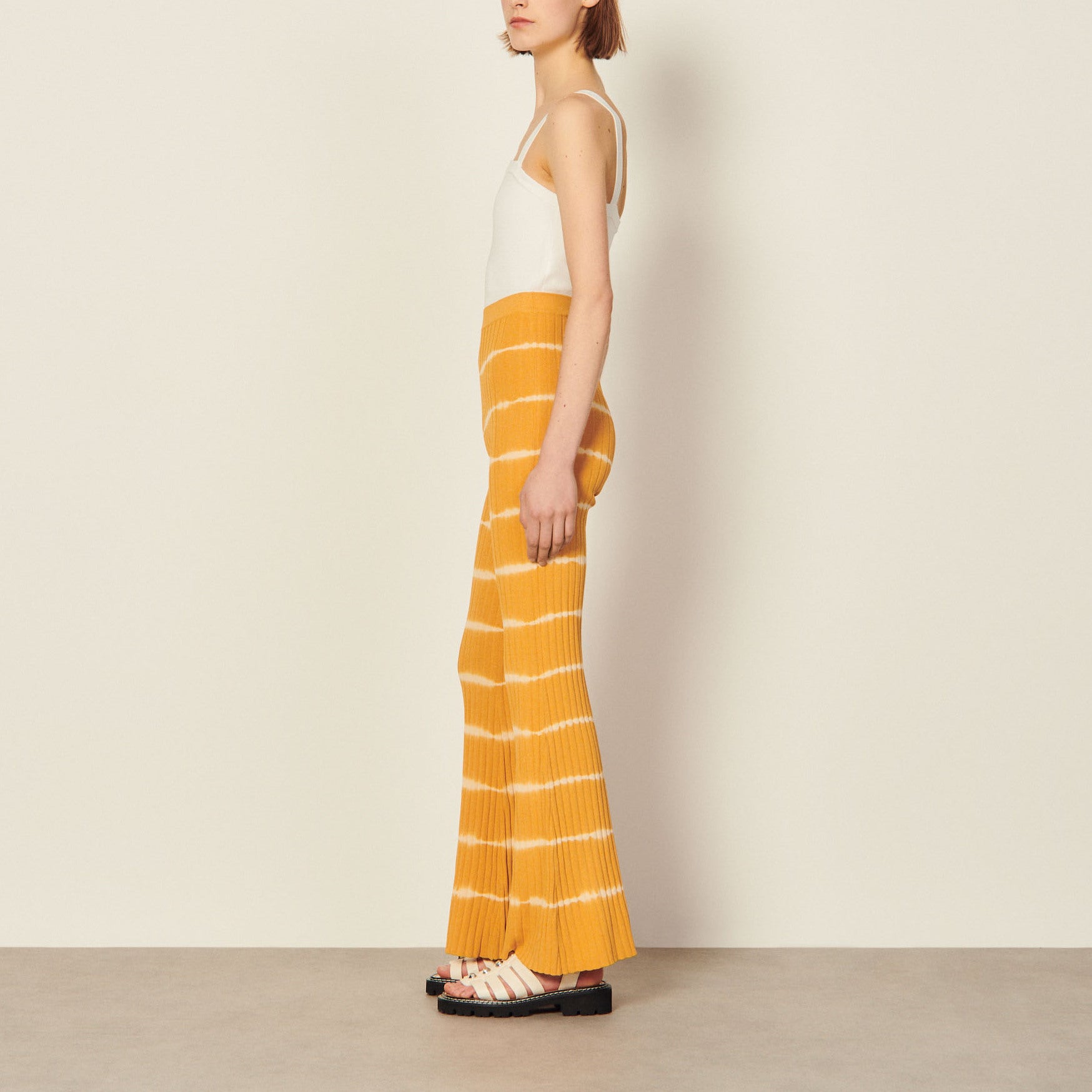 Pantalon tie and dye en Maille Sandro seconde main