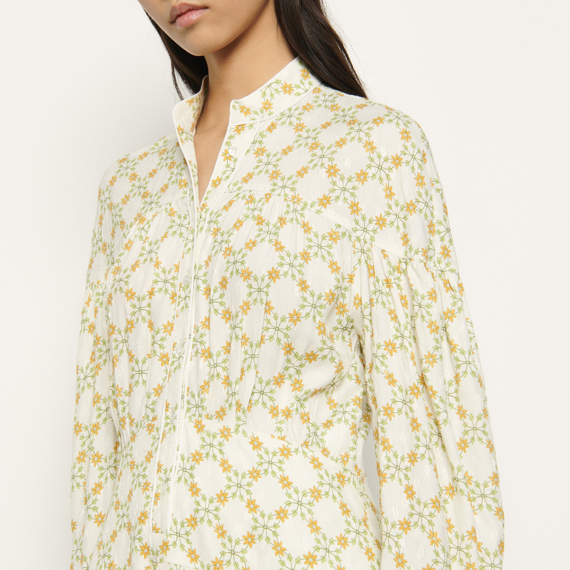 Robe courte en jacquard imprimé Sandro seconde main