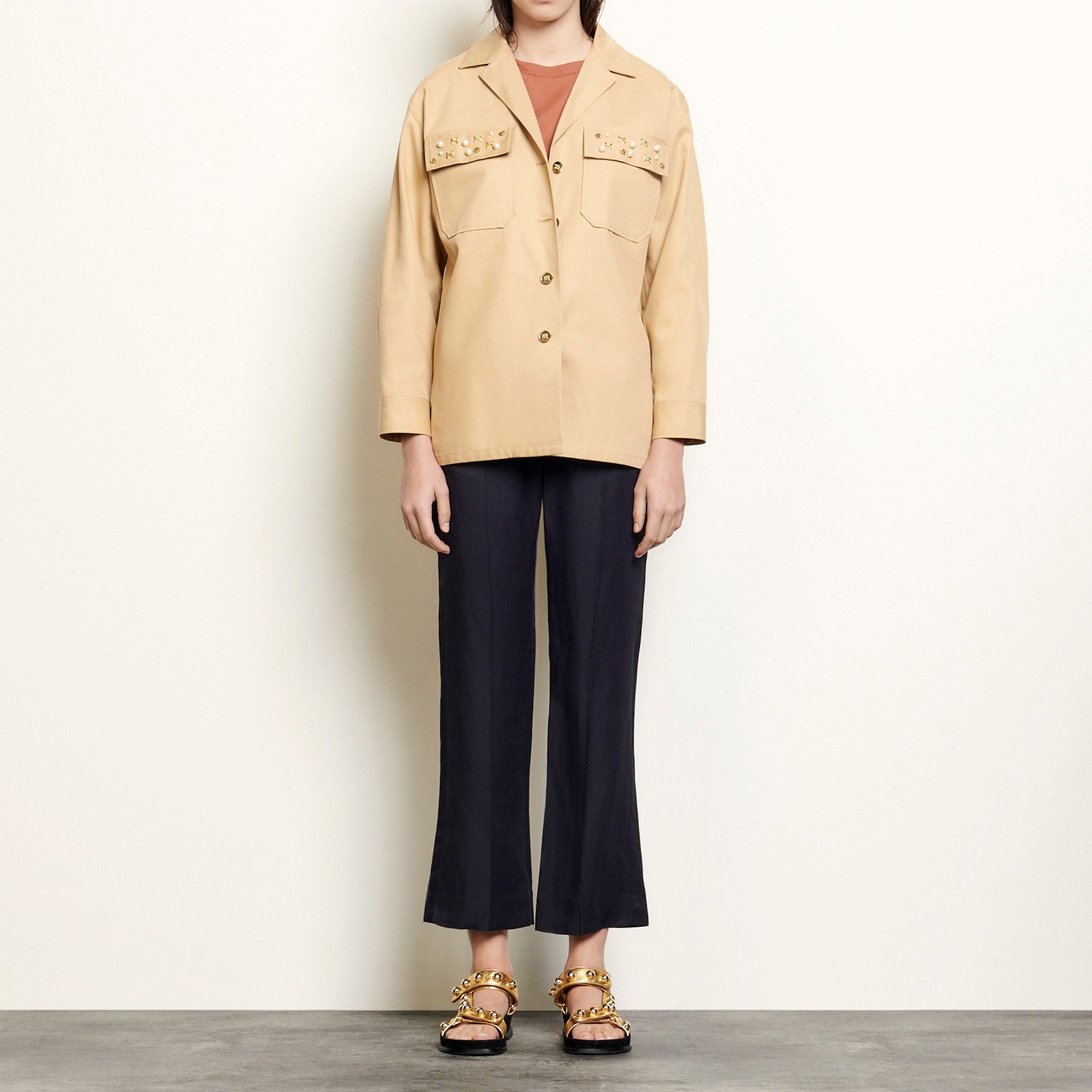 Veste Chemise à ornements Sandro seconde main