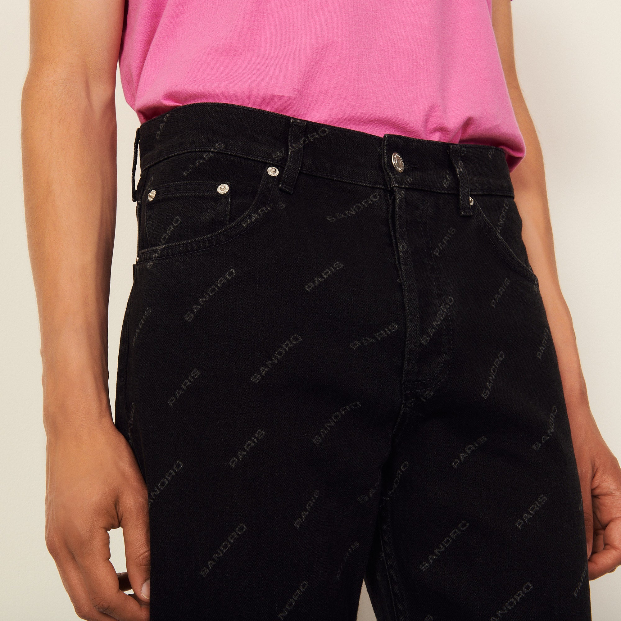 Jean imprimé Sandro Paris Sandro seconde main