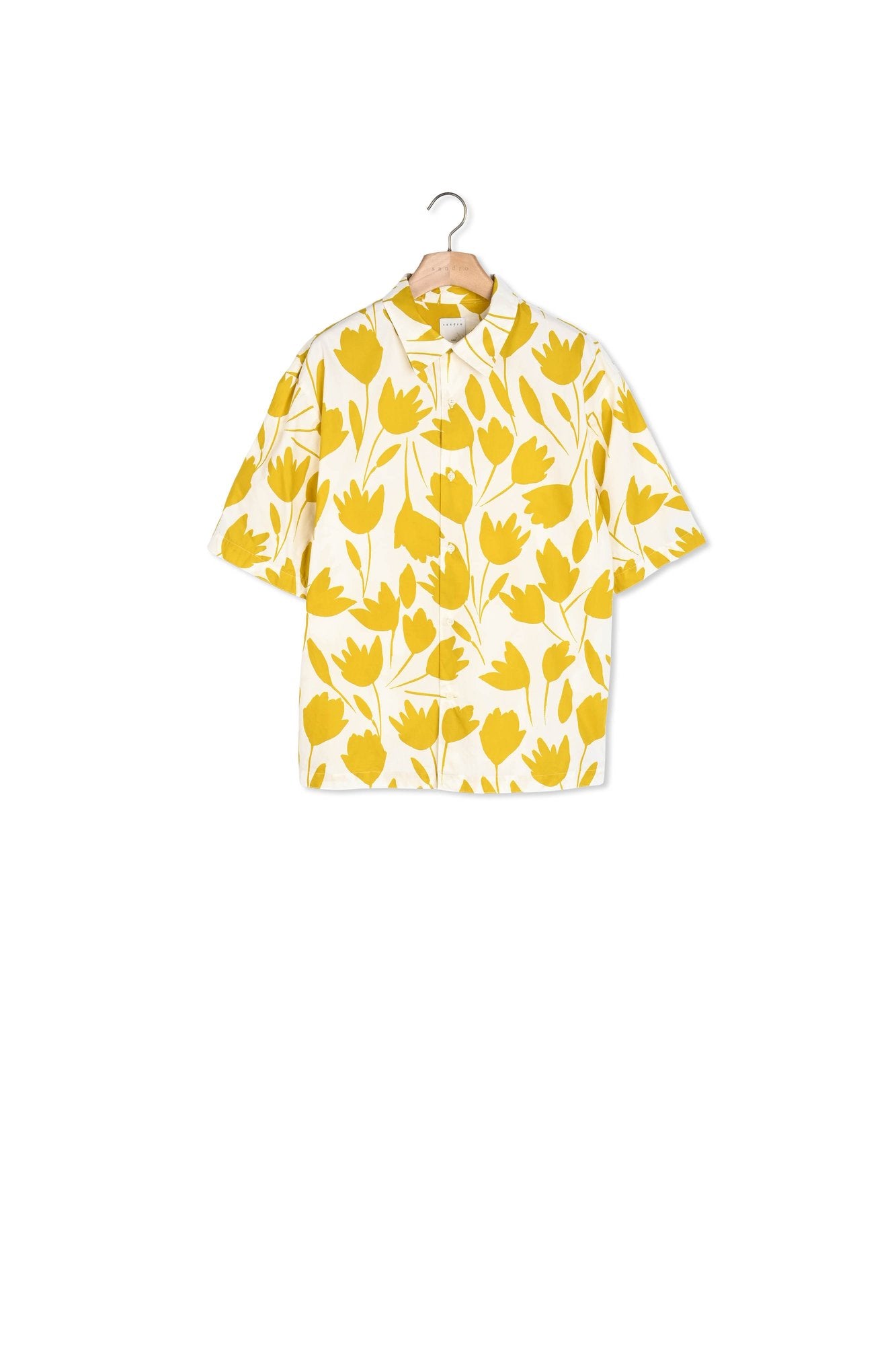 Chemise  imprimée à manches courtes Sandro seconde main