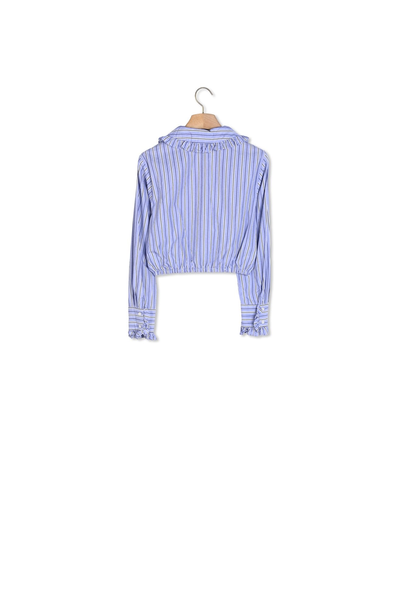 Chemise courte à grand col Sandro seconde main