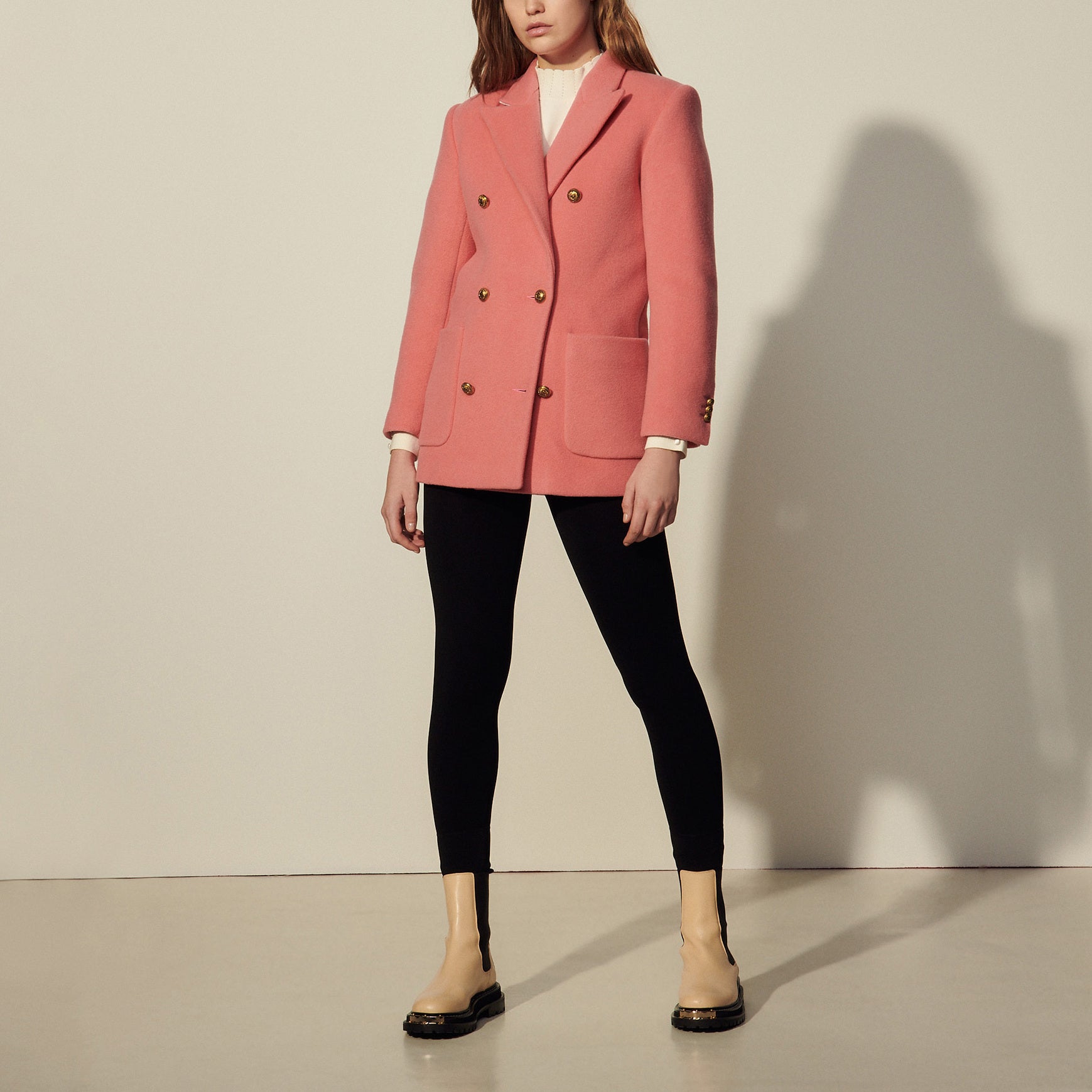 Manteau caban au boutonnage croisé Sandro seconde main