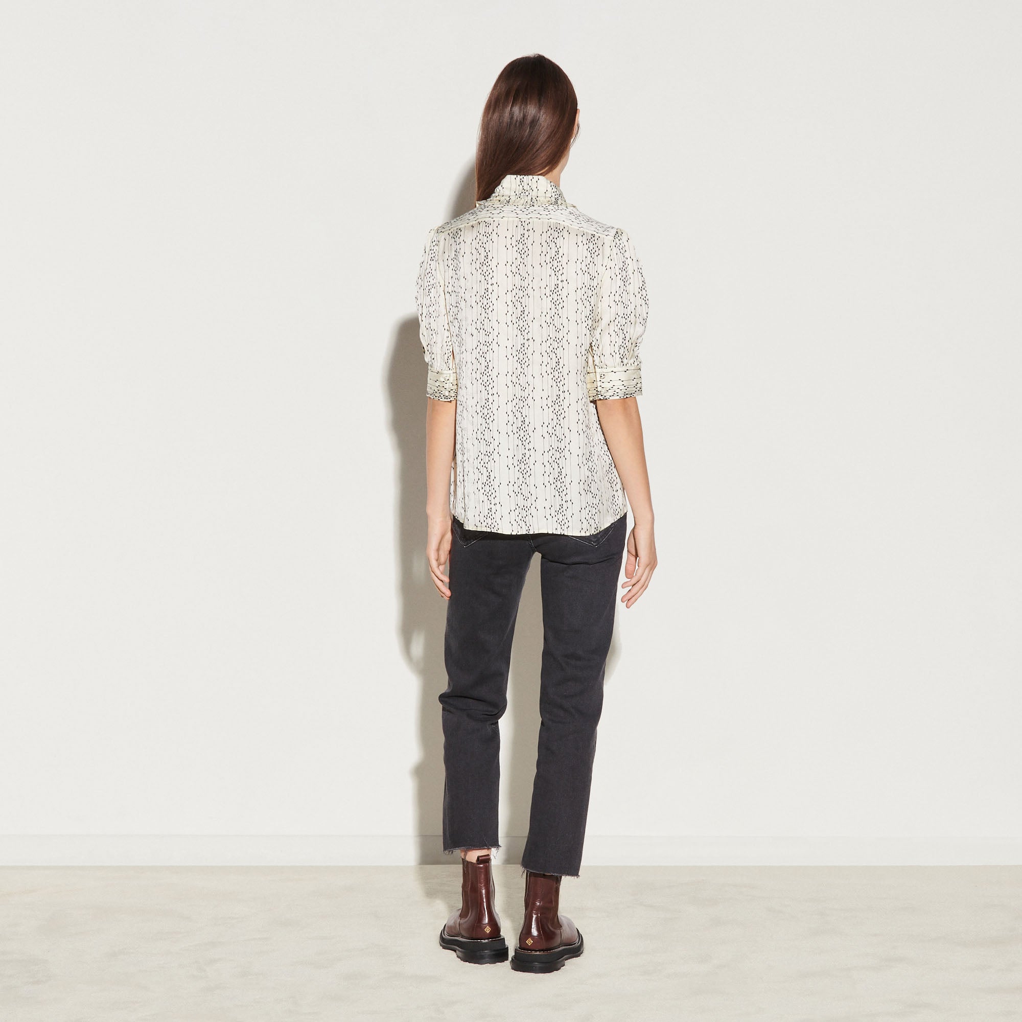 Chemise imprimée à manches courtes Sandro seconde main