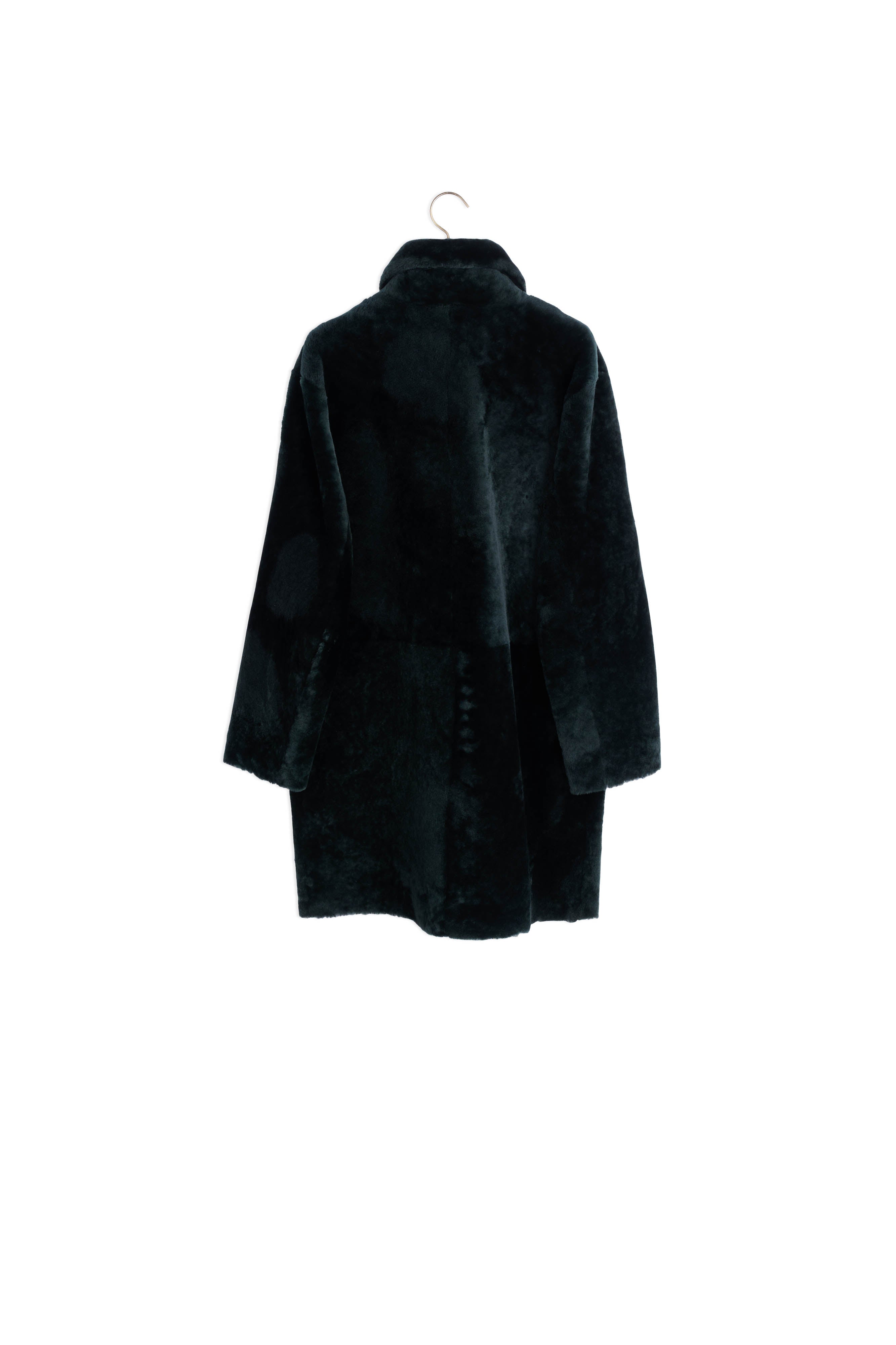 Manteau en peau lainée mi long Sandro seconde main