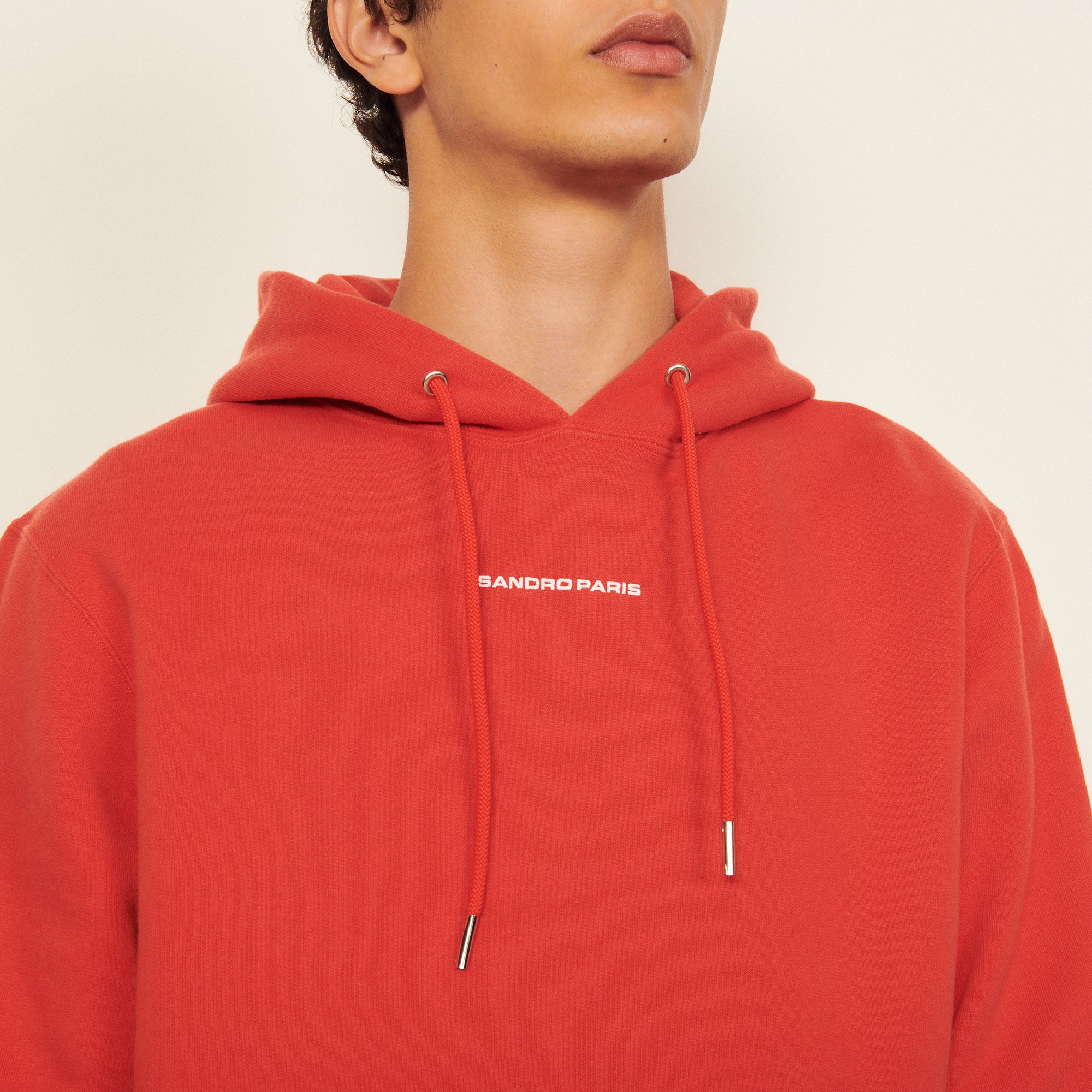 Sweat hoodie avec broderie logo Sandro seconde main