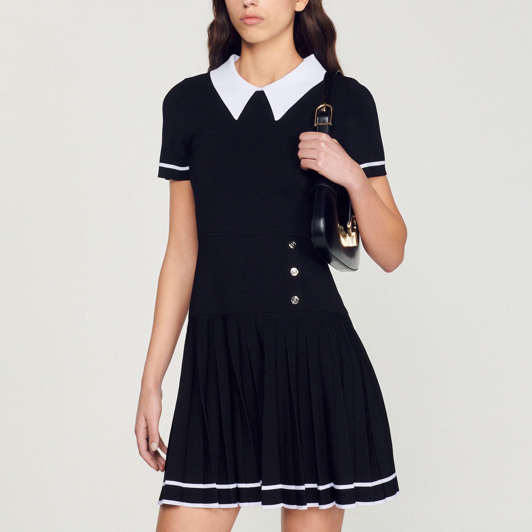 Robe courte en Maille Sandro seconde main