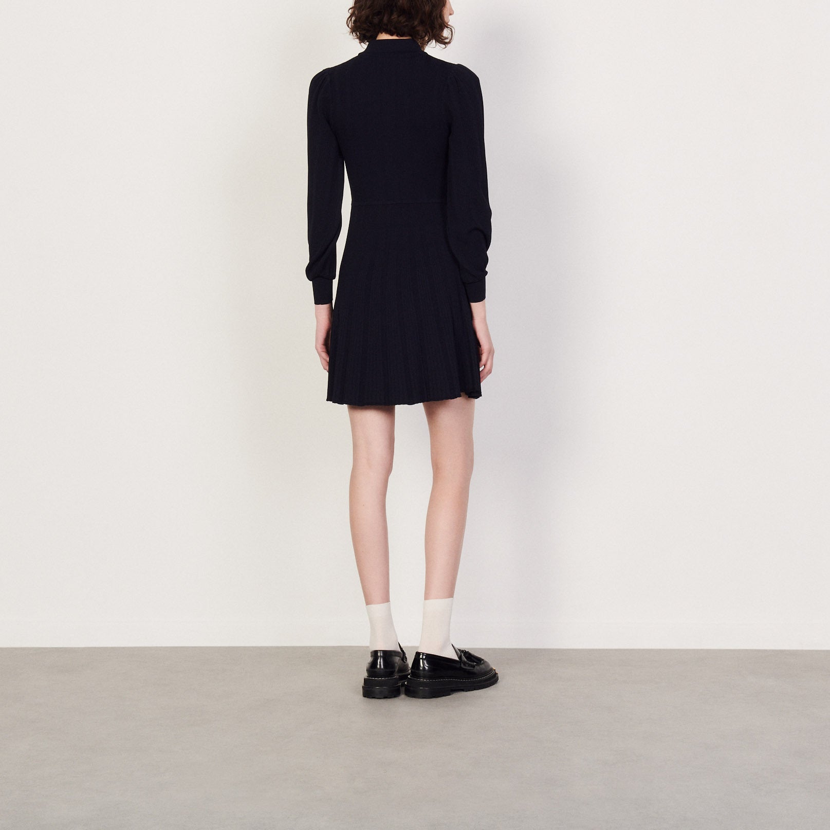 Robe en Maille plissée Sandro seconde main