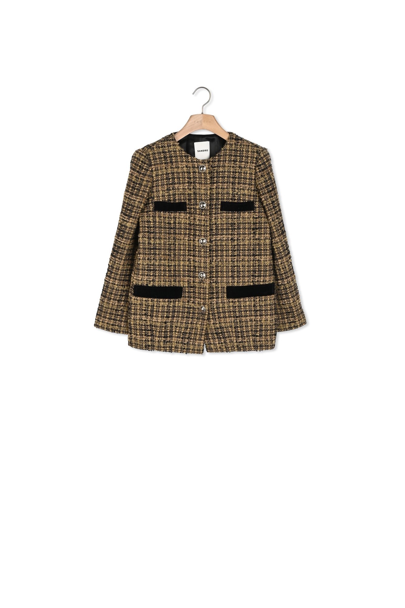 Veste en tweed Sandro seconde main