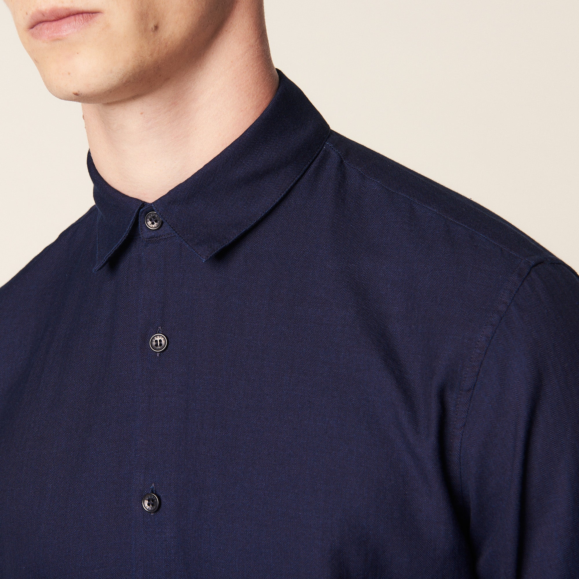 Chemise en tissu chevron ton sur ton Sandro seconde main