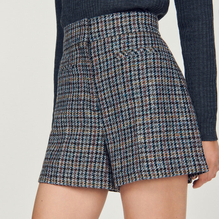 Short à carreaux Sandro seconde main