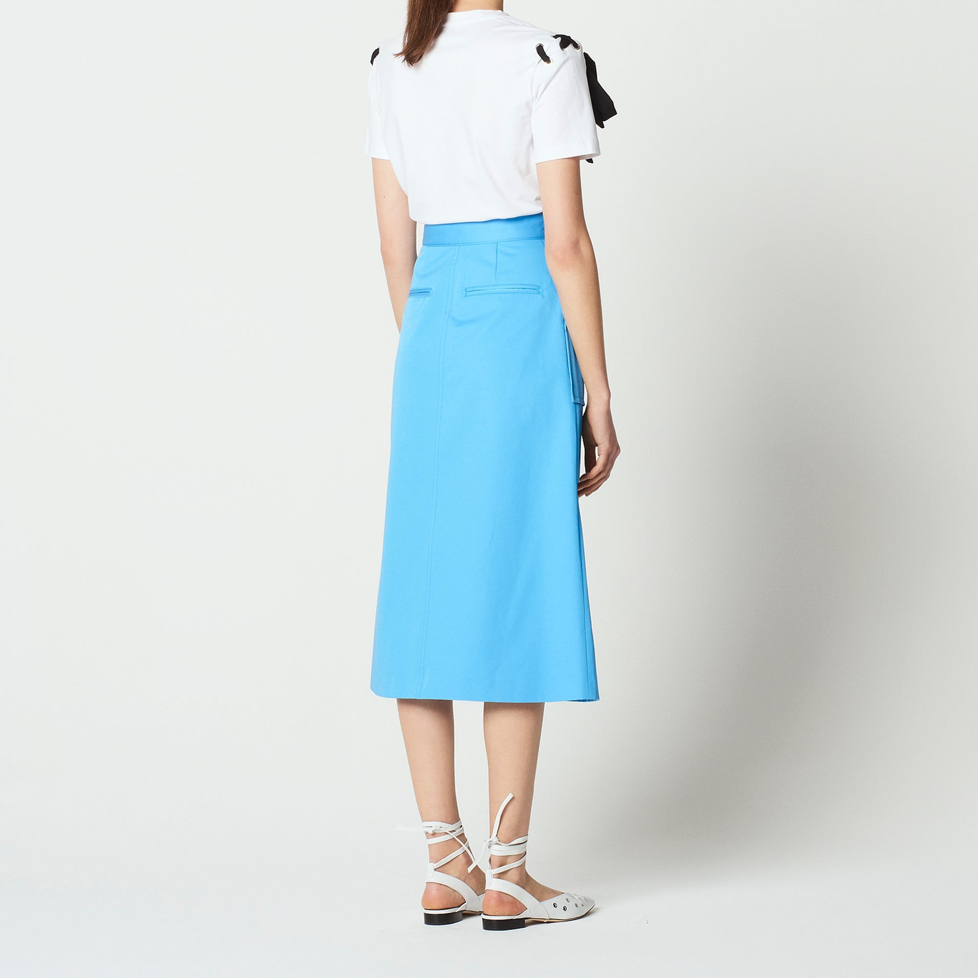 Jupe longue évasée boutons sur le devant Sandro seconde main