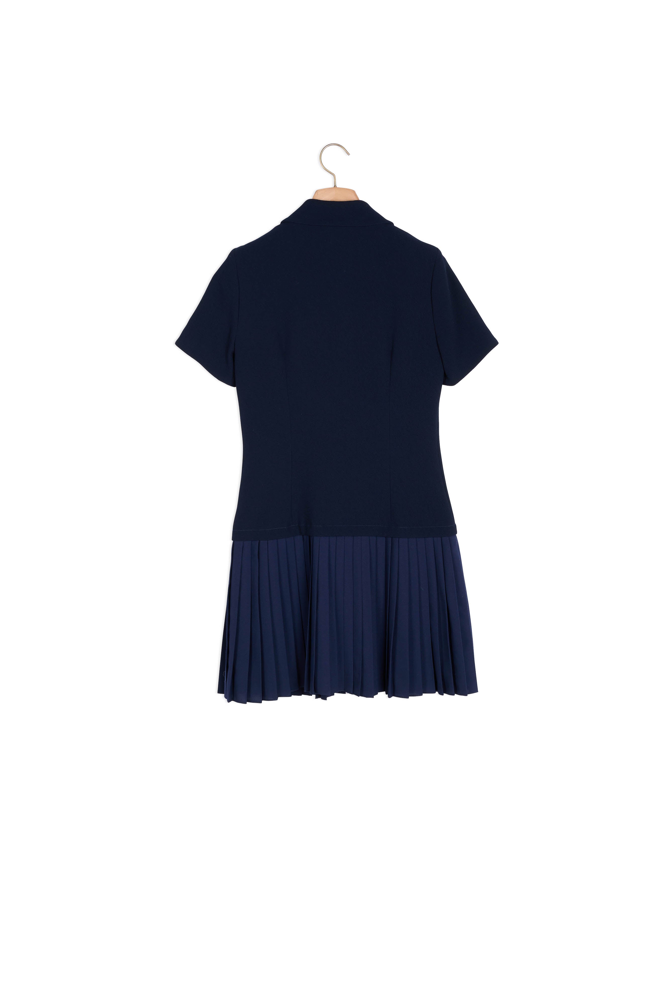 Robe plissée mix matières Sandro seconde main