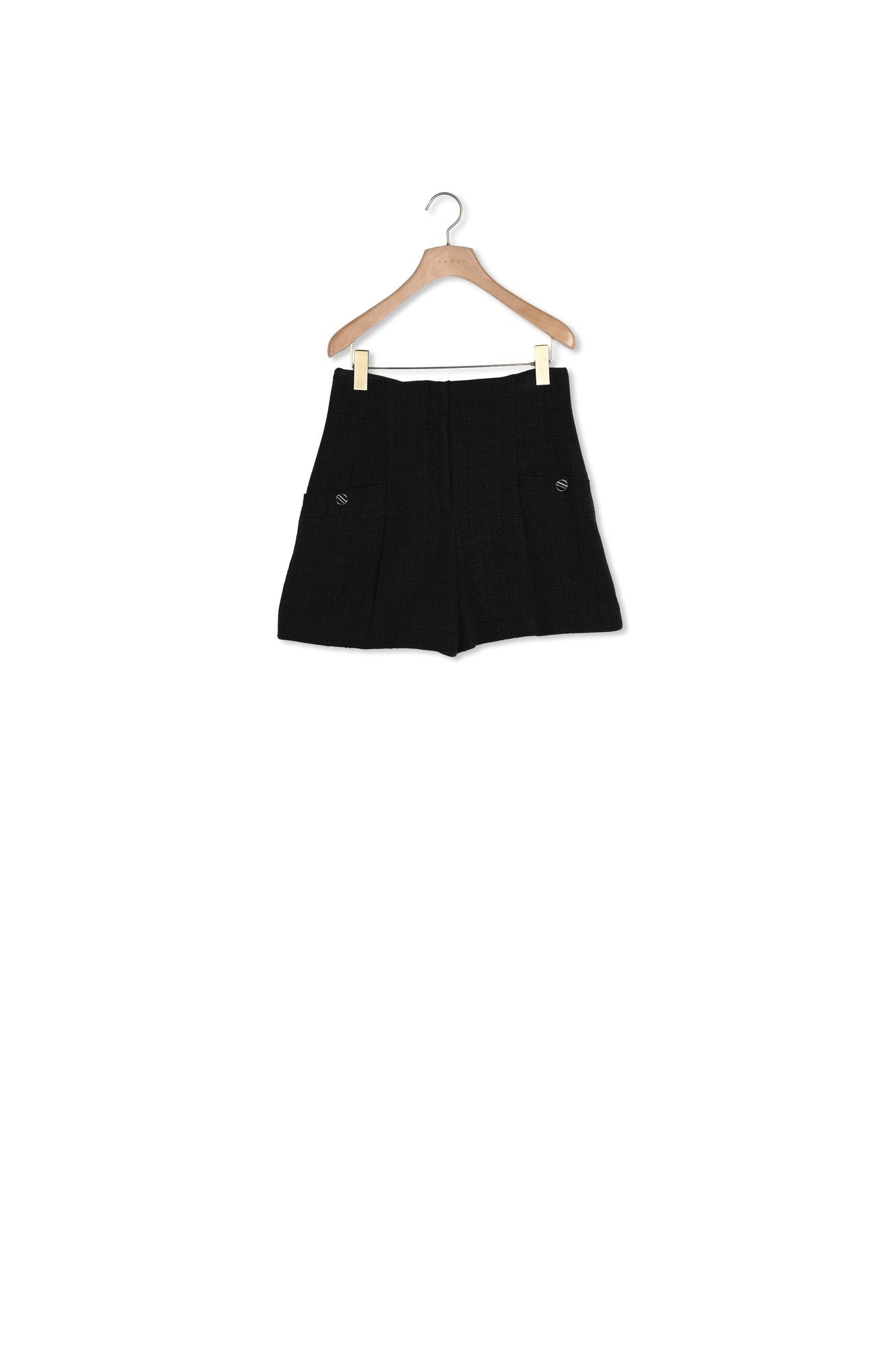 Short taille haute en tweed Sandro seconde main