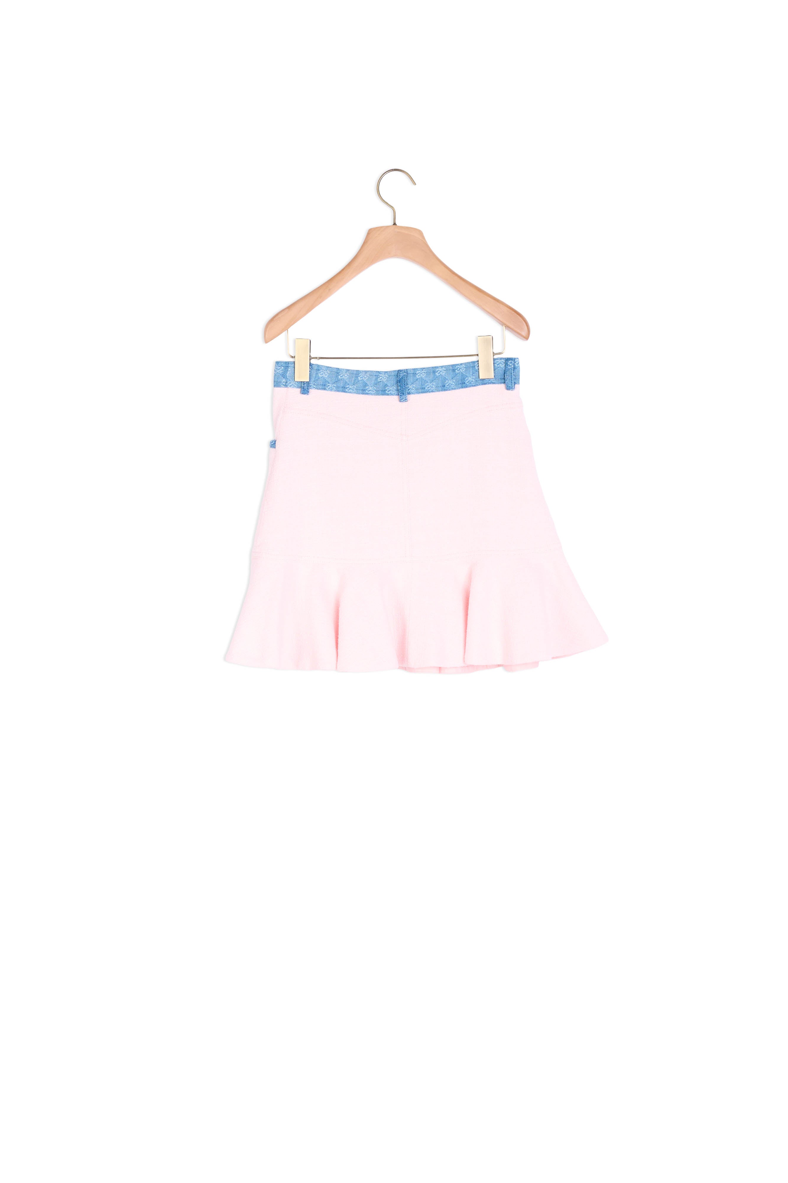 Jupe courte mix matière Sandro seconde main