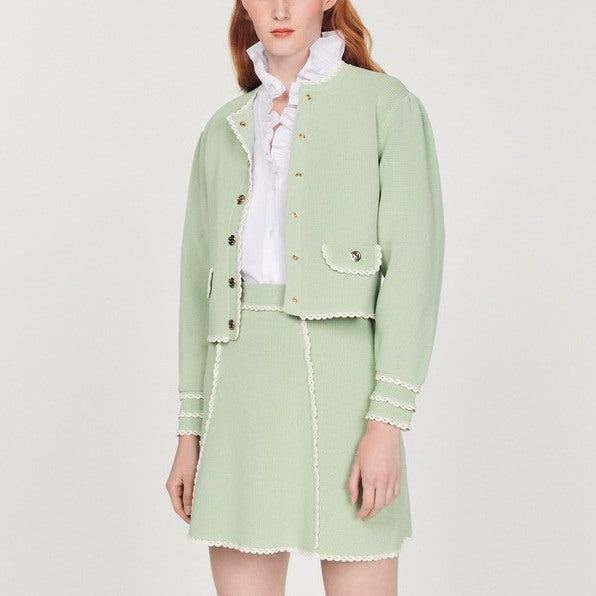 Jupe trapèze en Maille Sandro seconde main