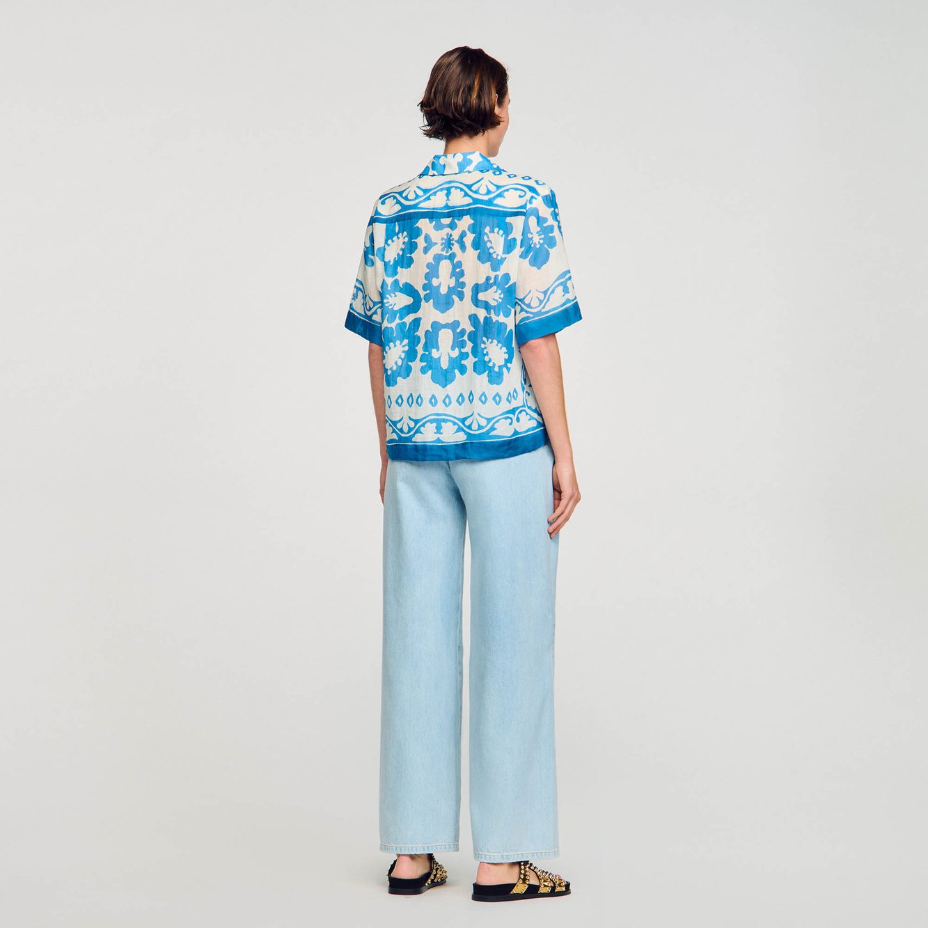 Chemise imprimée Sandro seconde main