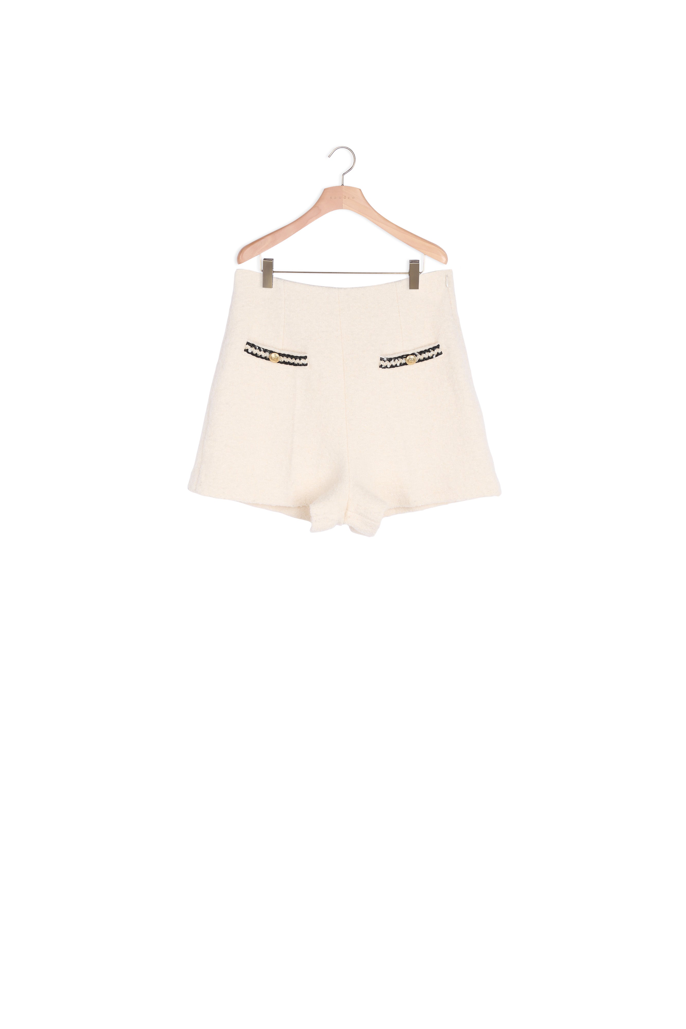 Short en tissu bouclette Sandro seconde main