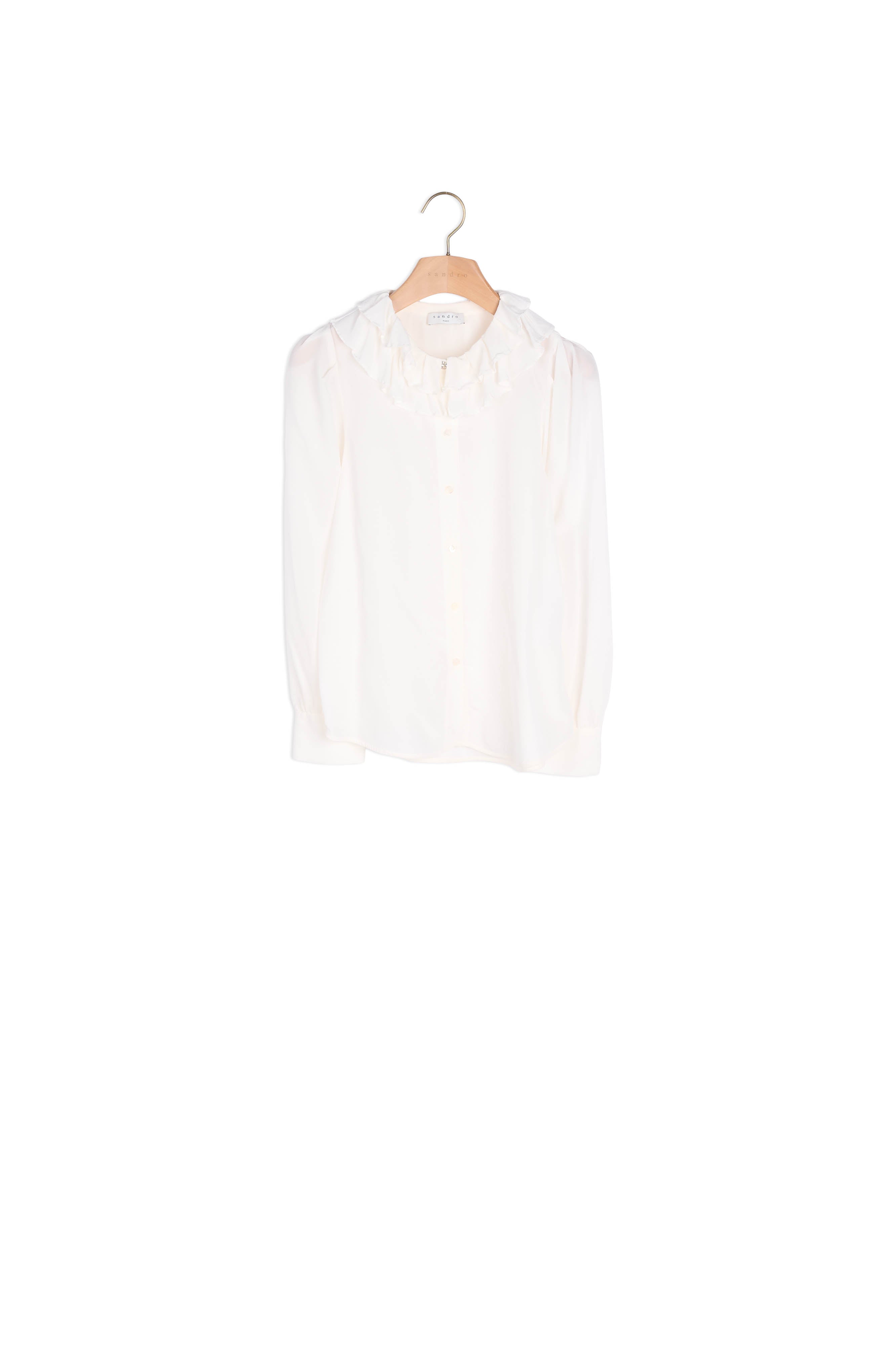 Chemise fluide et superposition de cols Sandro seconde main