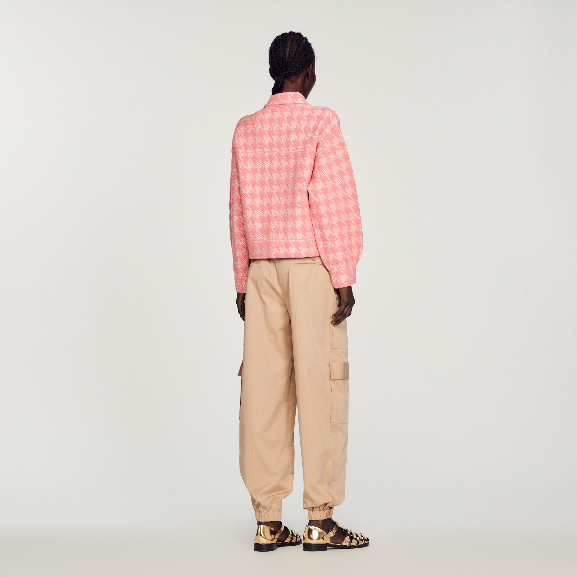 Veste pied de poule Sandro seconde main