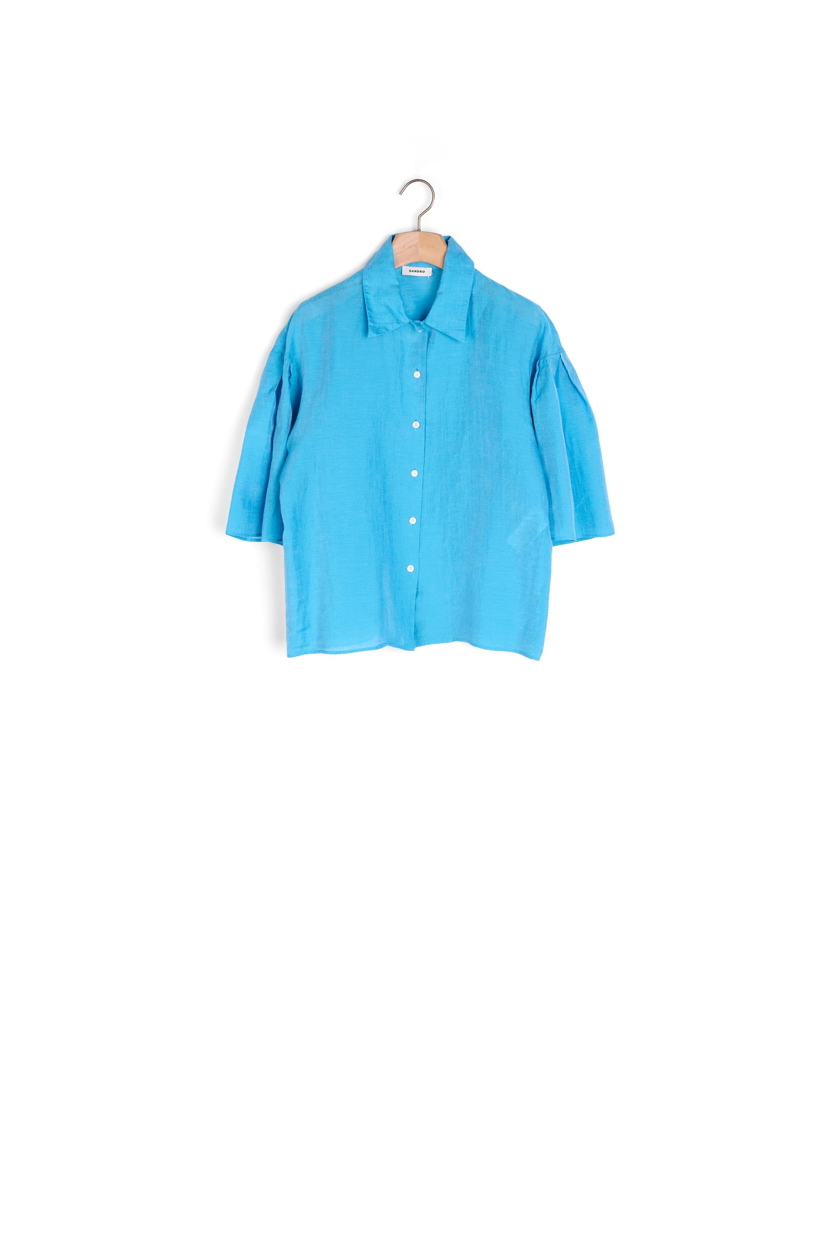 Chemise fluide en soie Sandro seconde main